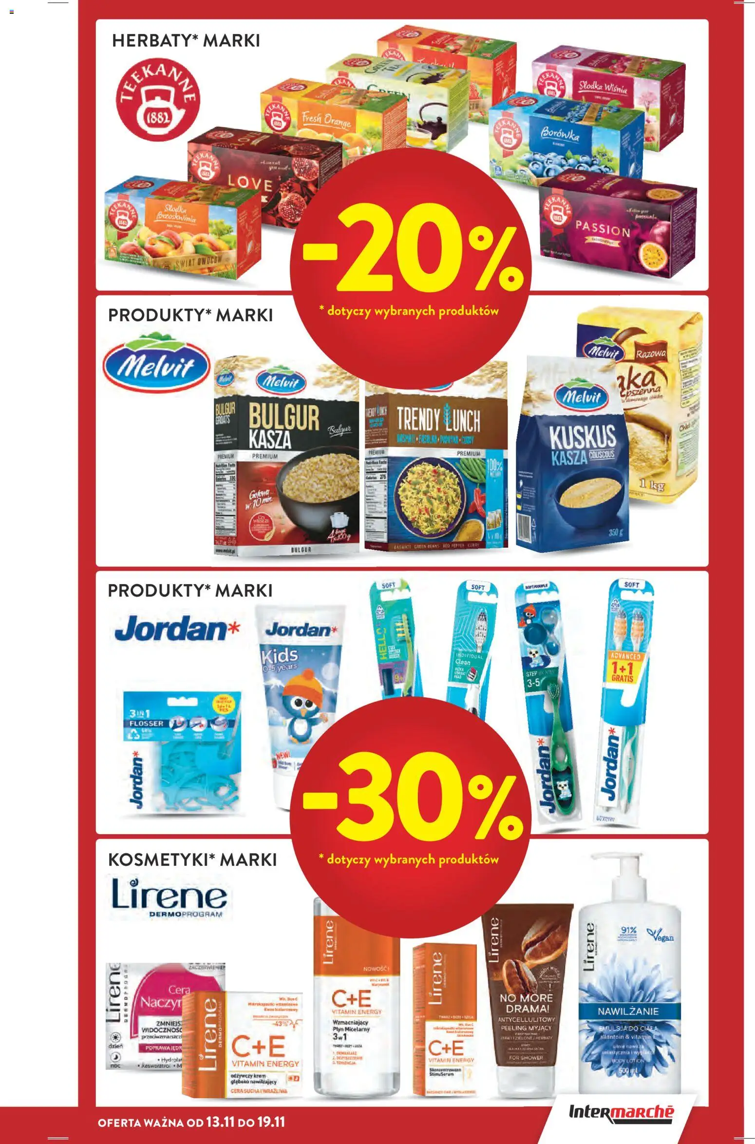 Intermarche Gazetka od 13.11.2025 | Strona: 7 | Produkty: Brzoskwinia, Kasza, Curry, Bulgur