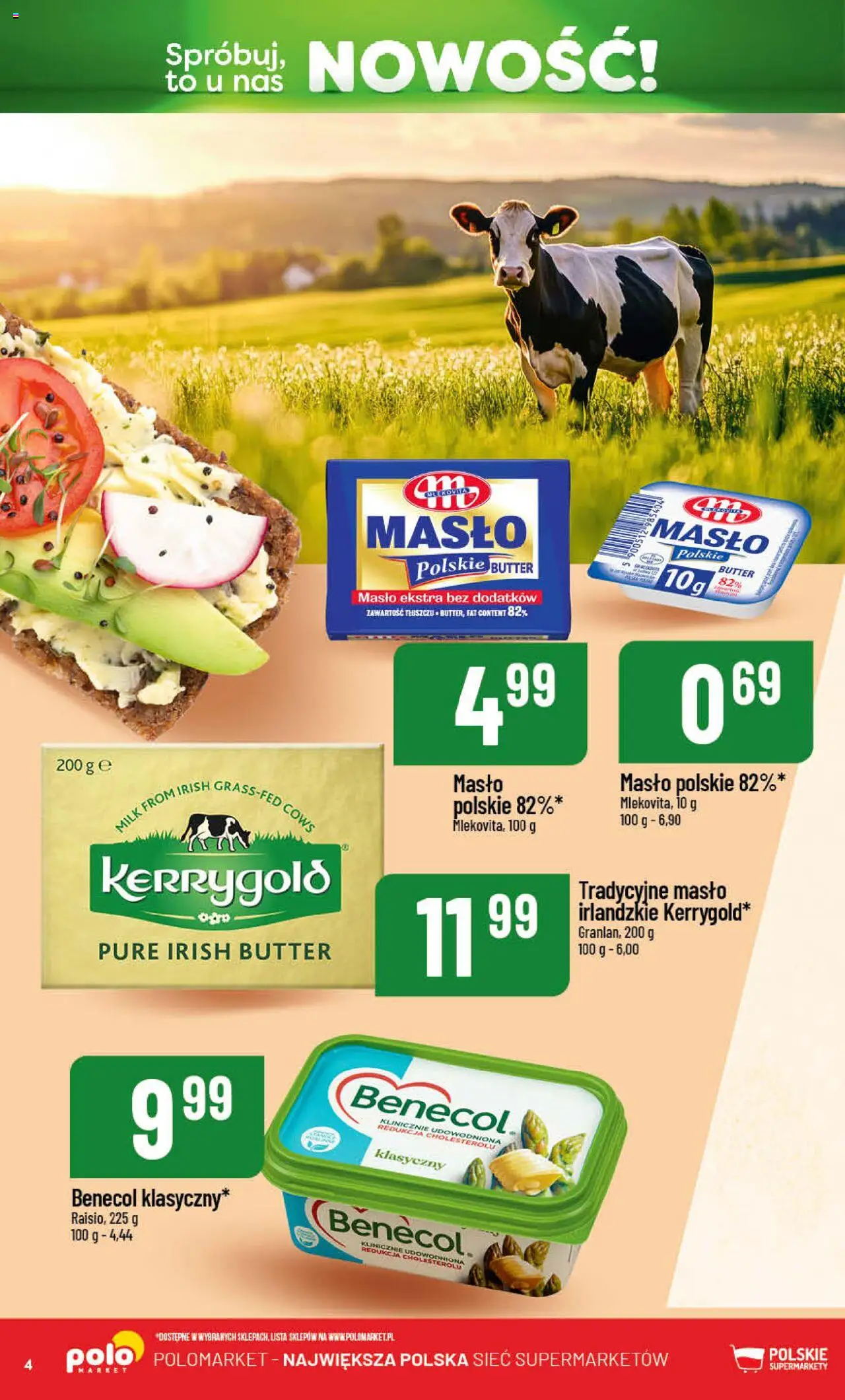 POLOmarket Gazetka - Nowości od 14.08.2025 | Strona: 4 | Produkty: Masło Polskie, Masło irlandzkie, Masło