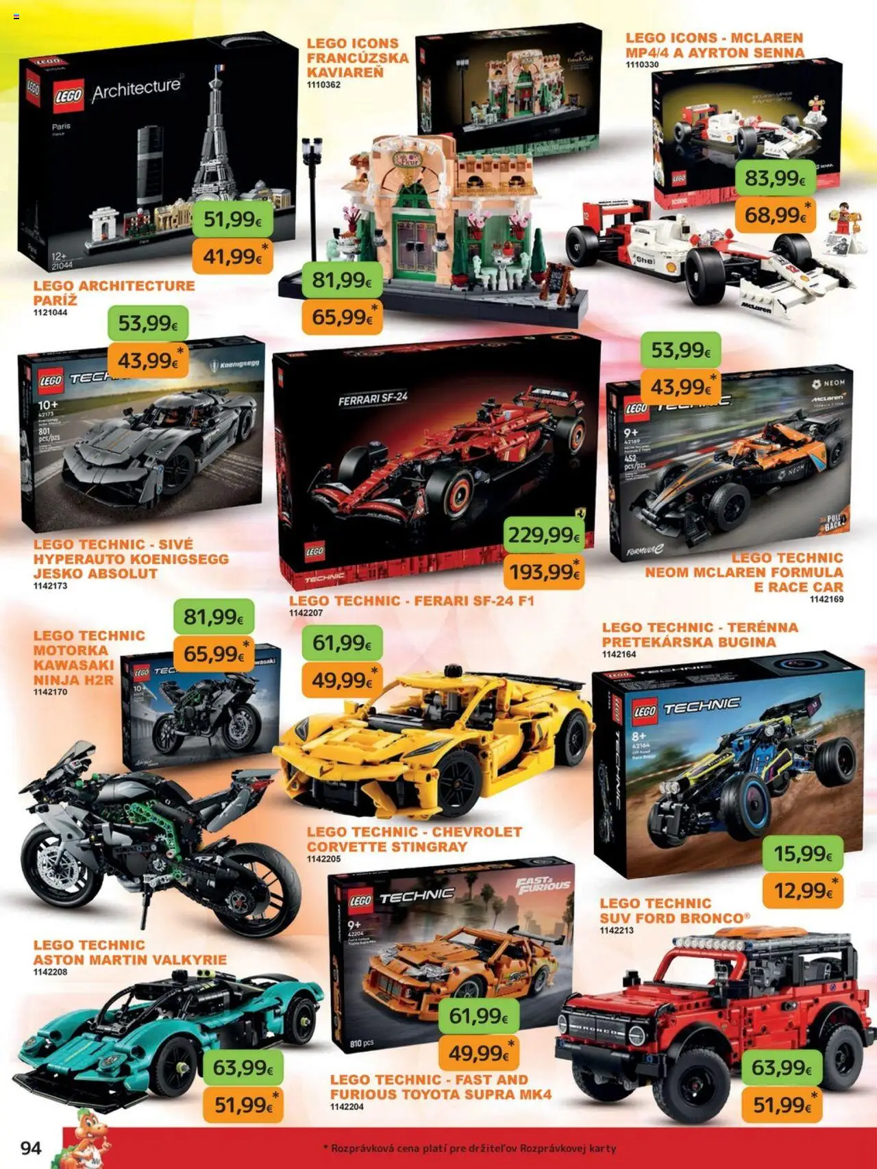 Nové Dráčik akcie – leták je platný od 03.10.2025 | Strana: 94 | Produkty: PC, LEGO