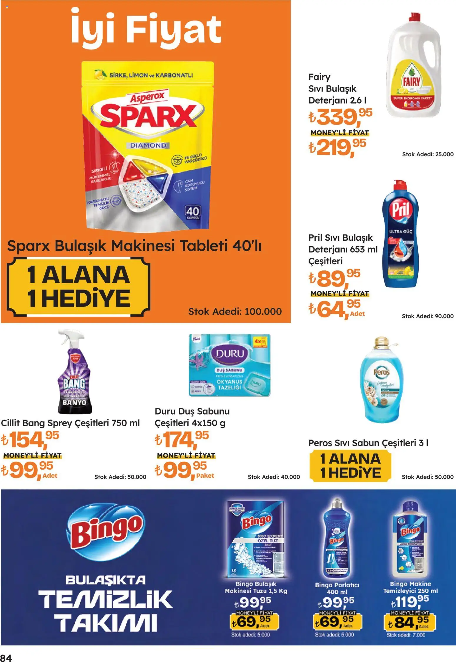 Migros Katalog - 5M Migroskop Dijital - 16.04.2026 tarihinden itibaren geçerlidir | Sayfa: 84 | Ürünler: Banyo, Bulaşık deterjanı, Limon, Bulaşık makinesi