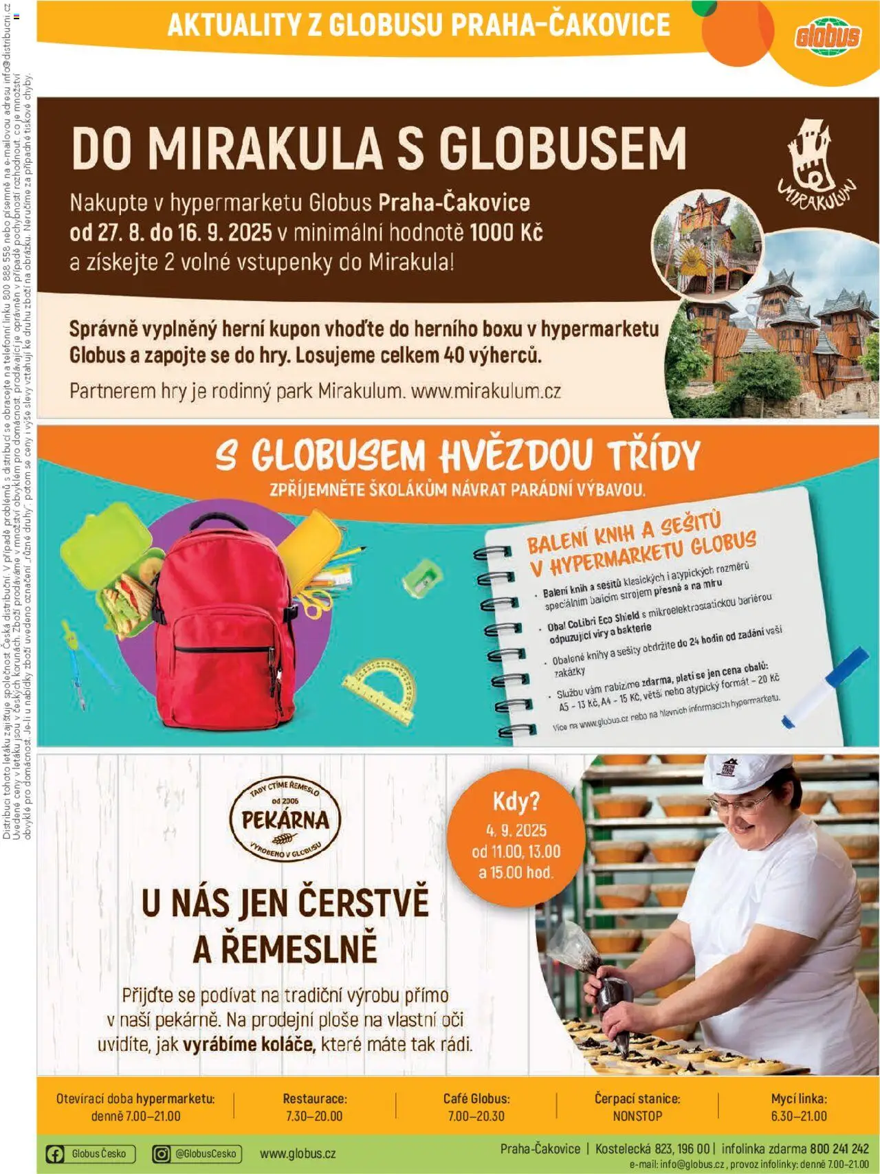 Globus leták od 27.08.2025 | Strana: 42 | Produkty: Globus, Sešity, Pekárna