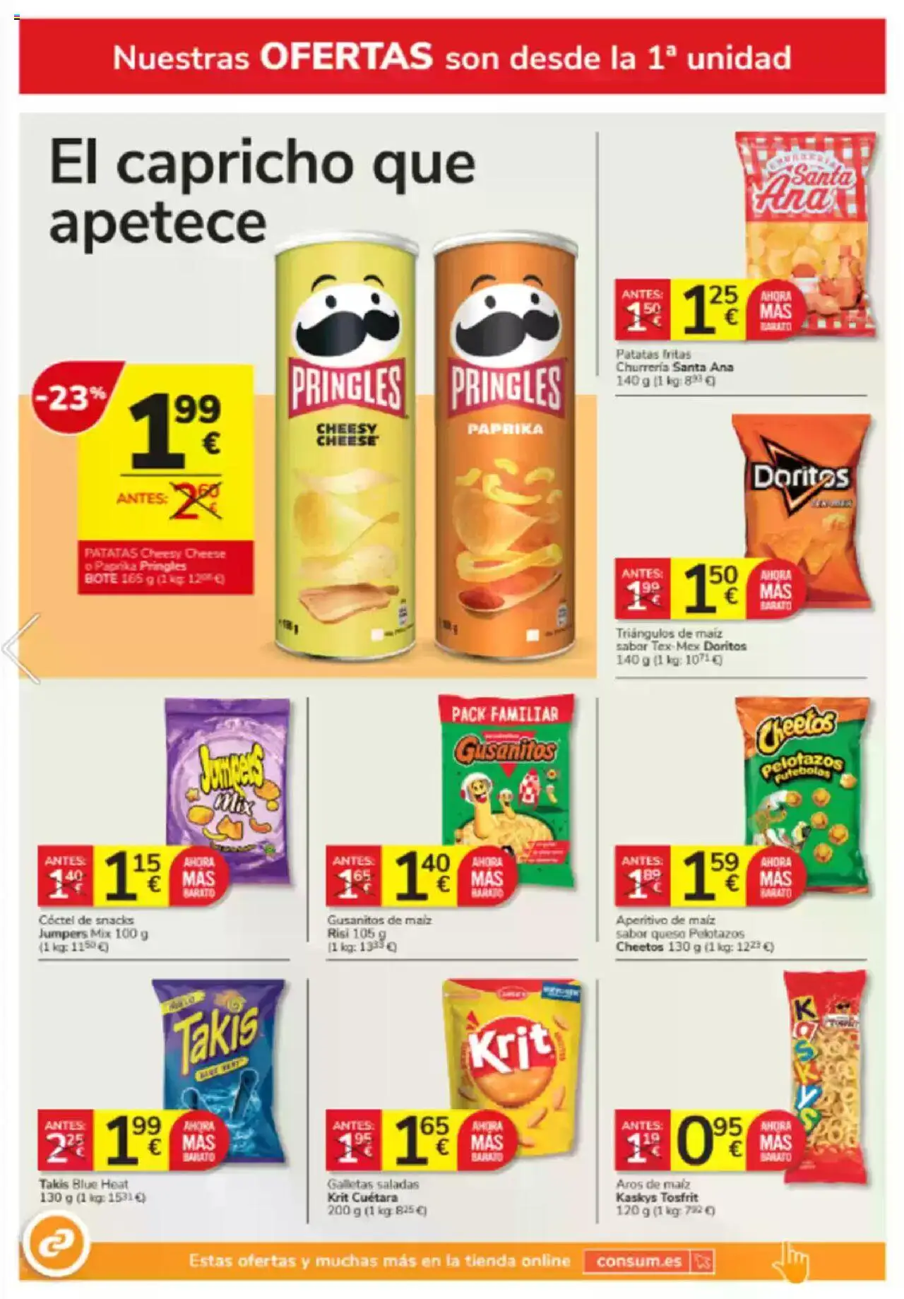 Consum folleto │ válido desde el 26.06.2025 | Página: 10 | Productos: Queso, Galletas