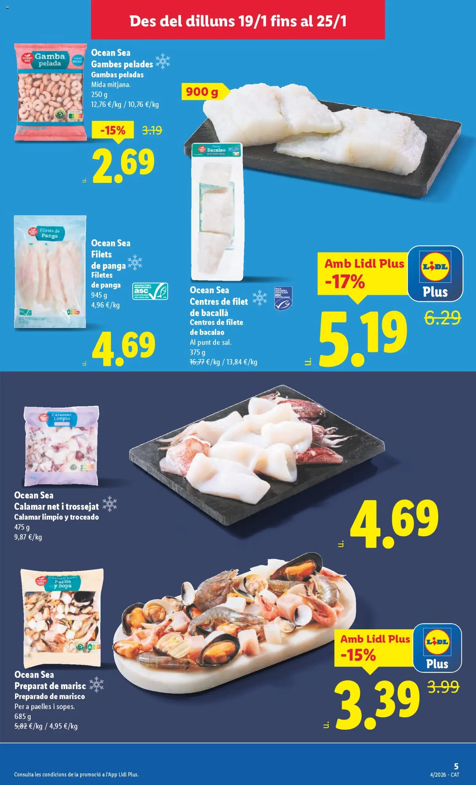 Lidl folleto │ válido desde el 19.01.2026 | Página: 7 | Productos: Filete, Gamba