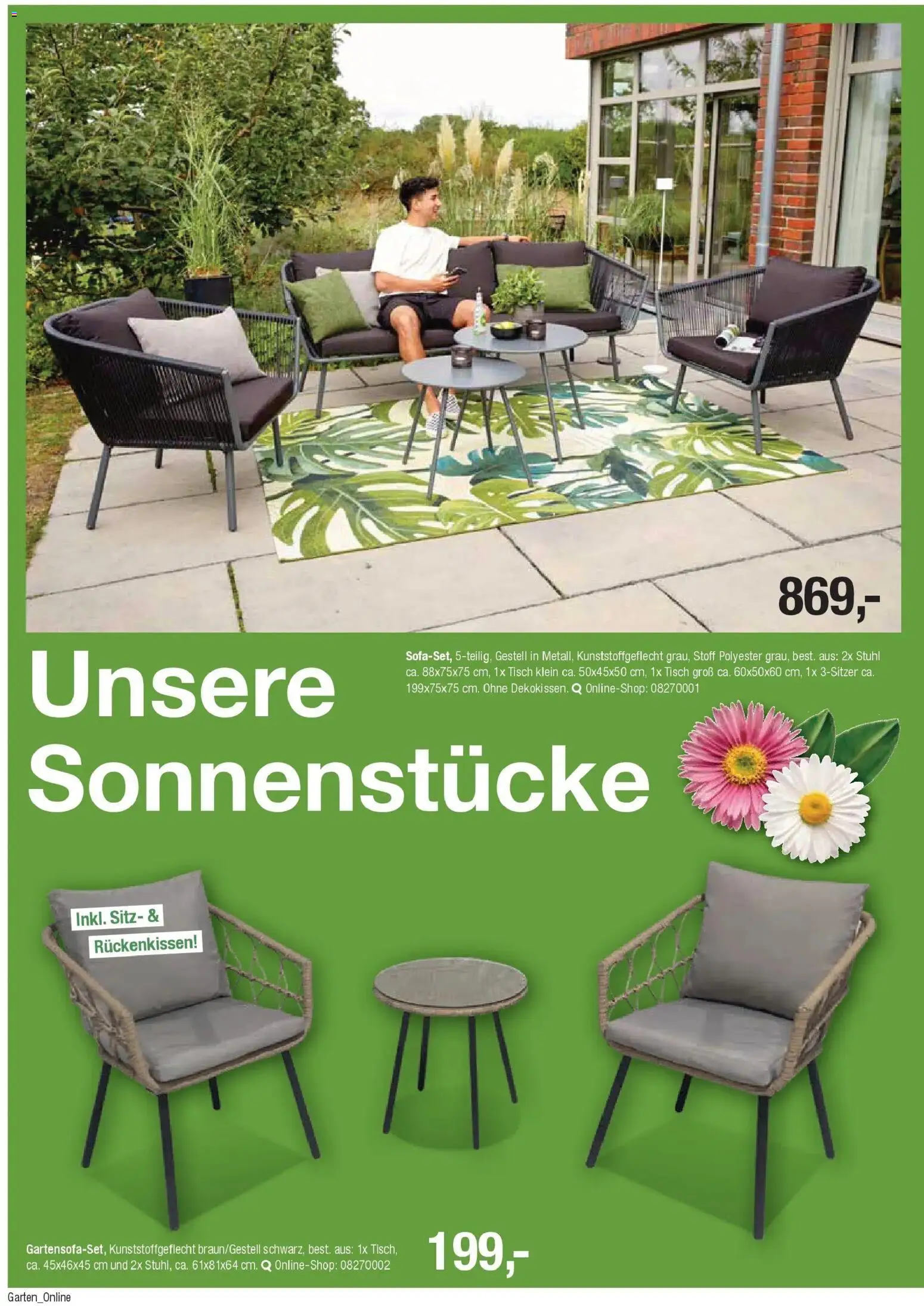 Angebote - Garten 2026 – gültig ab 10.03.2026 | Seite: 8 | Produkte: Tisch, Stuhl