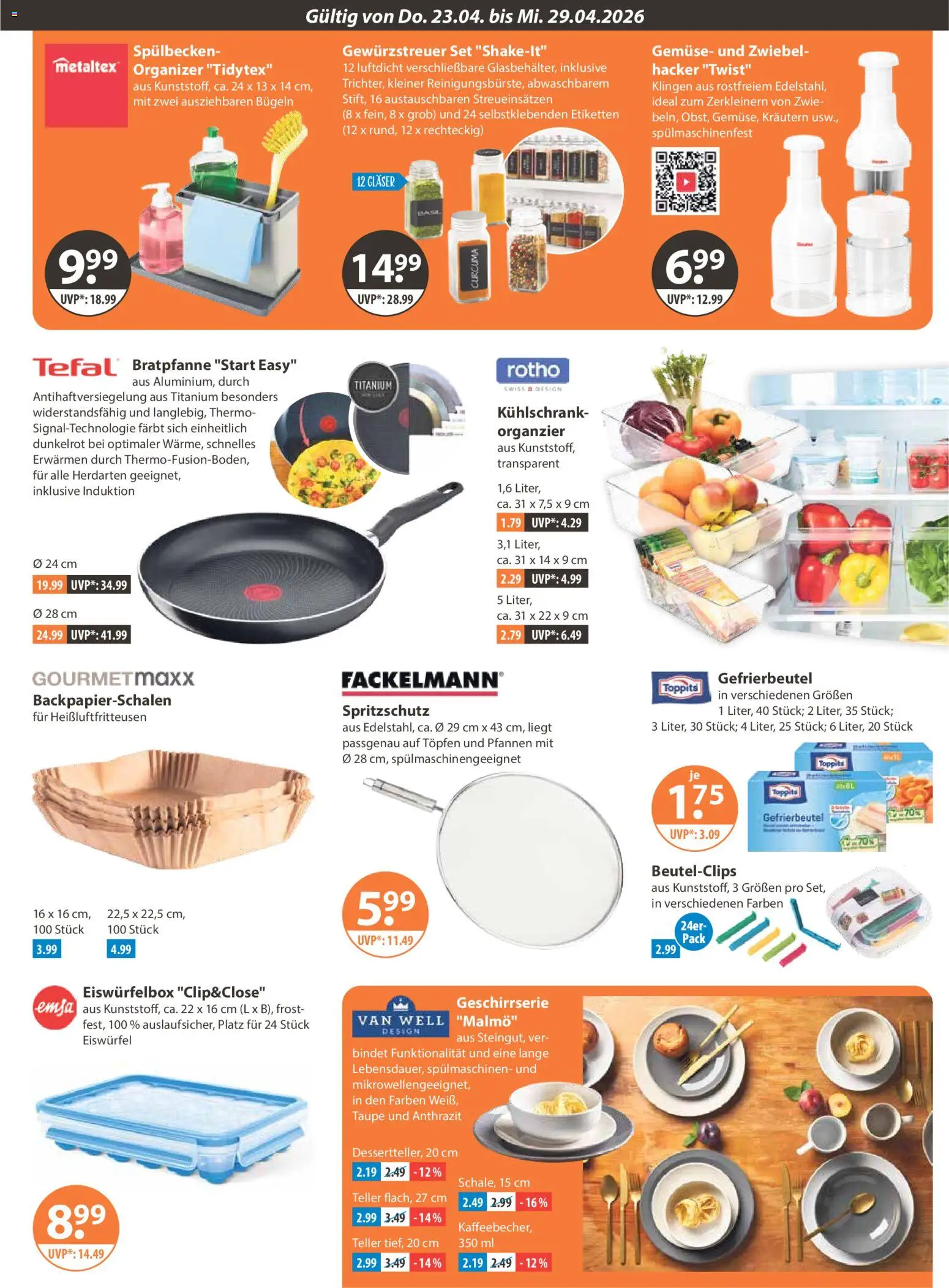 V-Markt Schwaben / Oberbayern – gültig ab 23.04.2026 | Seite: 21 | Produkte: Kühlschrank, Gemüse