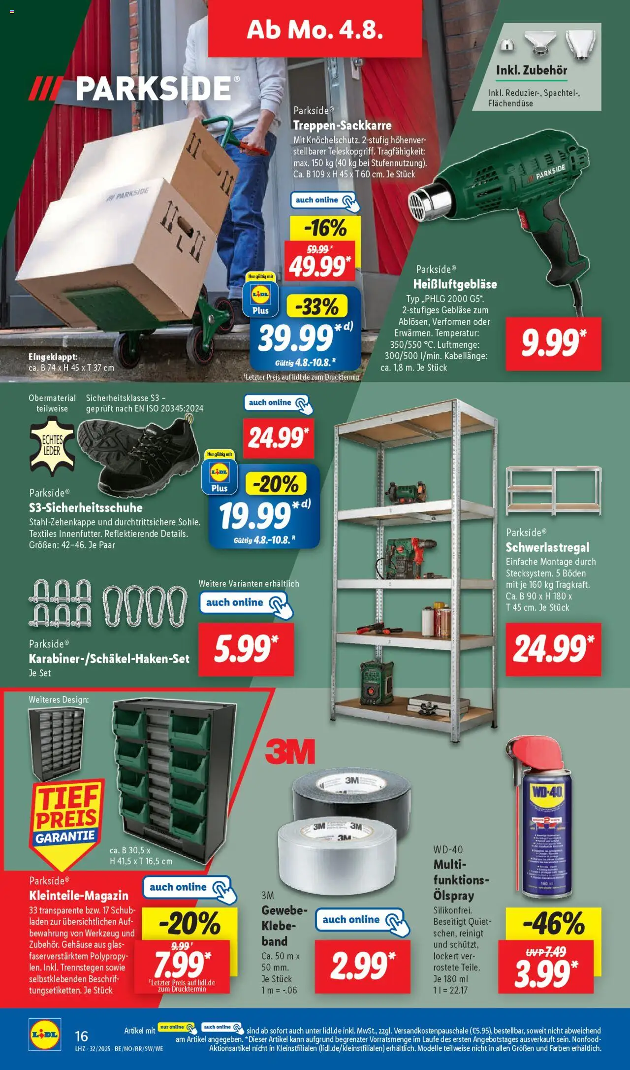 Lidl Prospekt Hilders - gültig ab dem 04.08.2025 | Seite: 24 | Produkte: Schwerlastregal