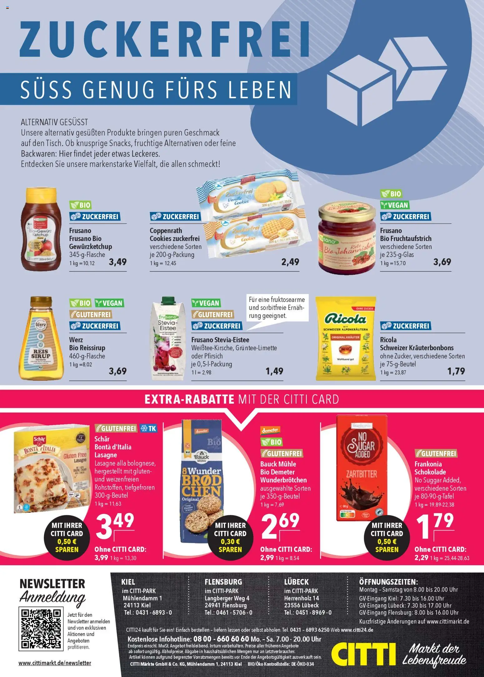 CITTI Markt - Spezialernährung – gültig ab 07.01.2026 | Seite: 8 | Produkte: Mühle, Zucker, Pfirsich, Reis