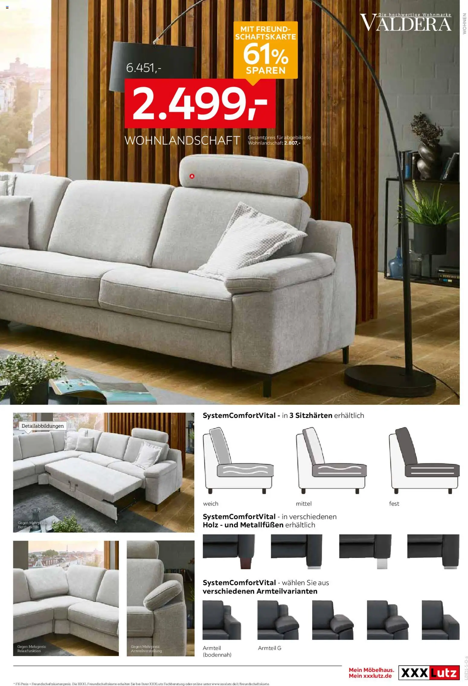 XXXL Lutz Prospekt 	 – gültig ab 26.10.2025 | Seite: 13 | Produkte: Wohnlandschaft