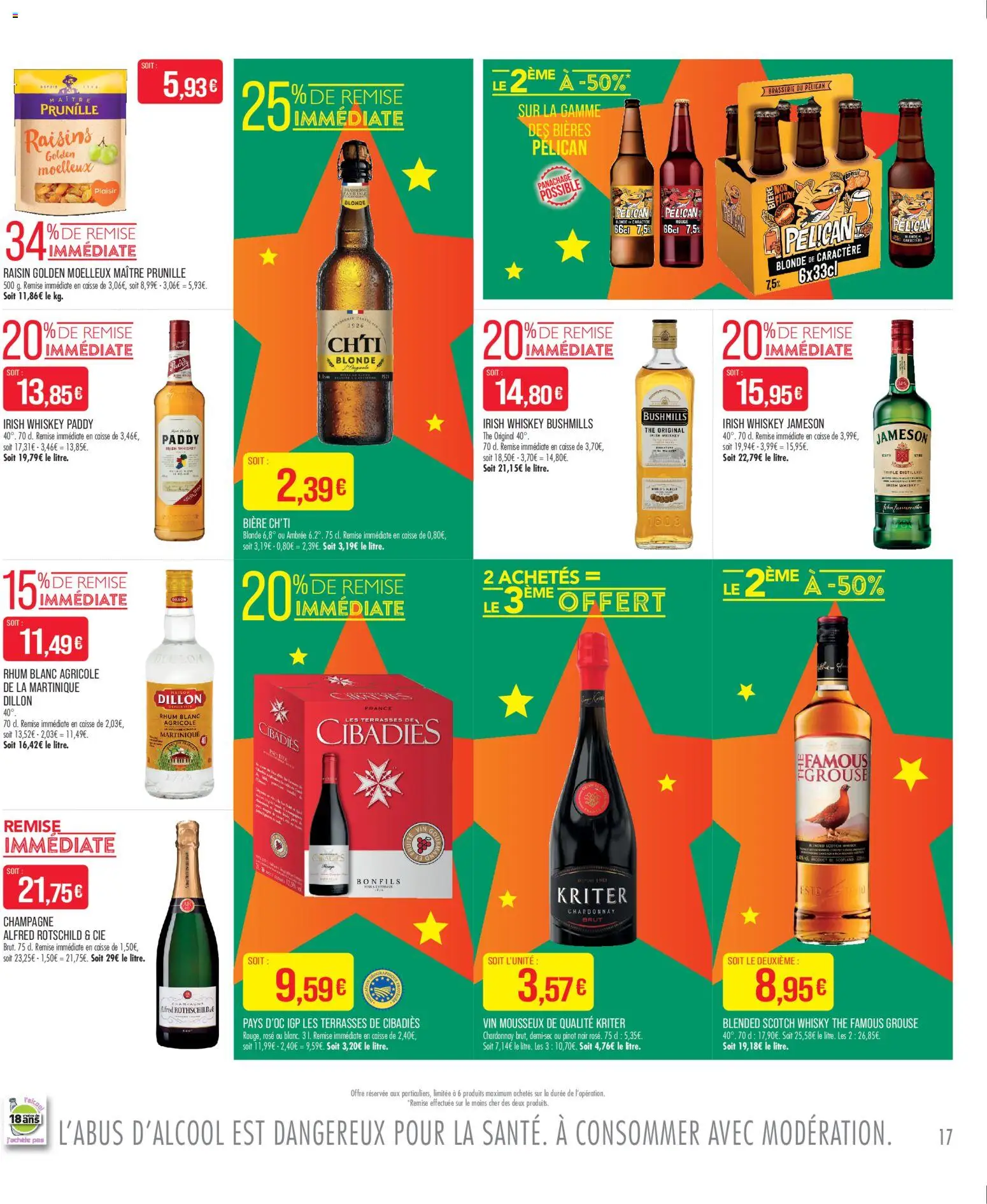 {H1} | Page: 19 | Produits: Raisin, Mousseux, Bière, Thé