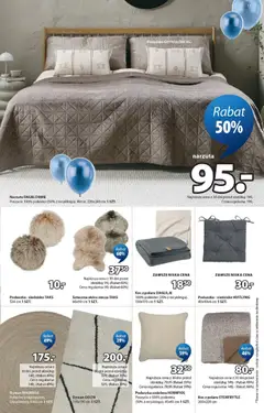 Pogląd oferty "JYSK gazetka" - ważna od 22.04.2026 | Strona: 11 | Produkty: Poduszka, Koc, Dywan