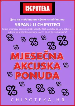 Katalog Chipoteka - Pregled kataloga iz trgovine Chipoteka, vrijedi od 16.07.2025