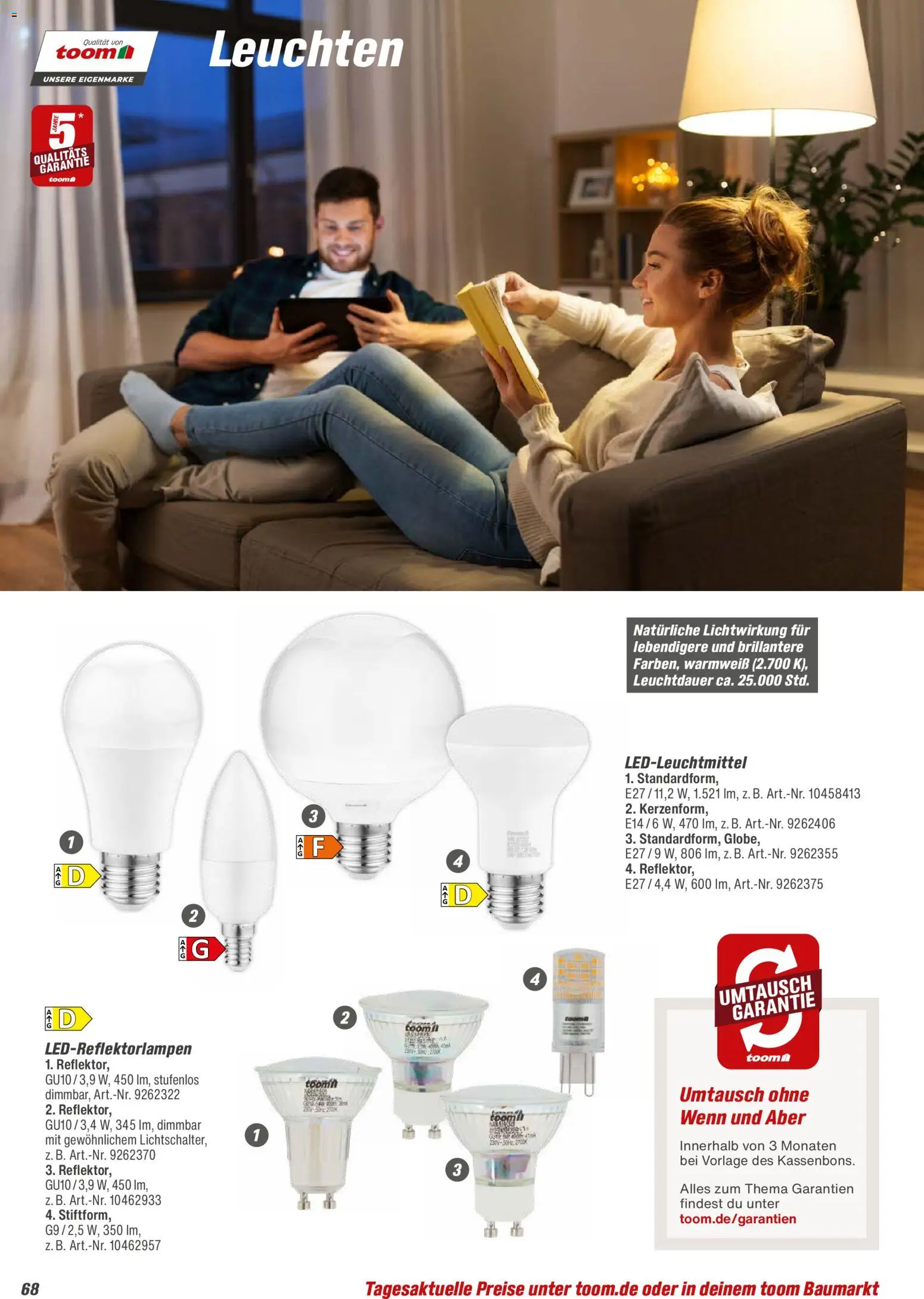 Toom Baumarkt  Wohnen & Haushalt 2026 – gültig ab 01.01.2026 | Seite: 68
