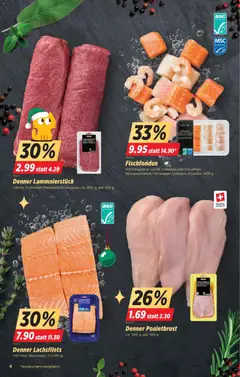 Denner Aktionen ab 23.12.2025 gültig | Seite: 4 | Produkte: Pouletbrust, Fondue