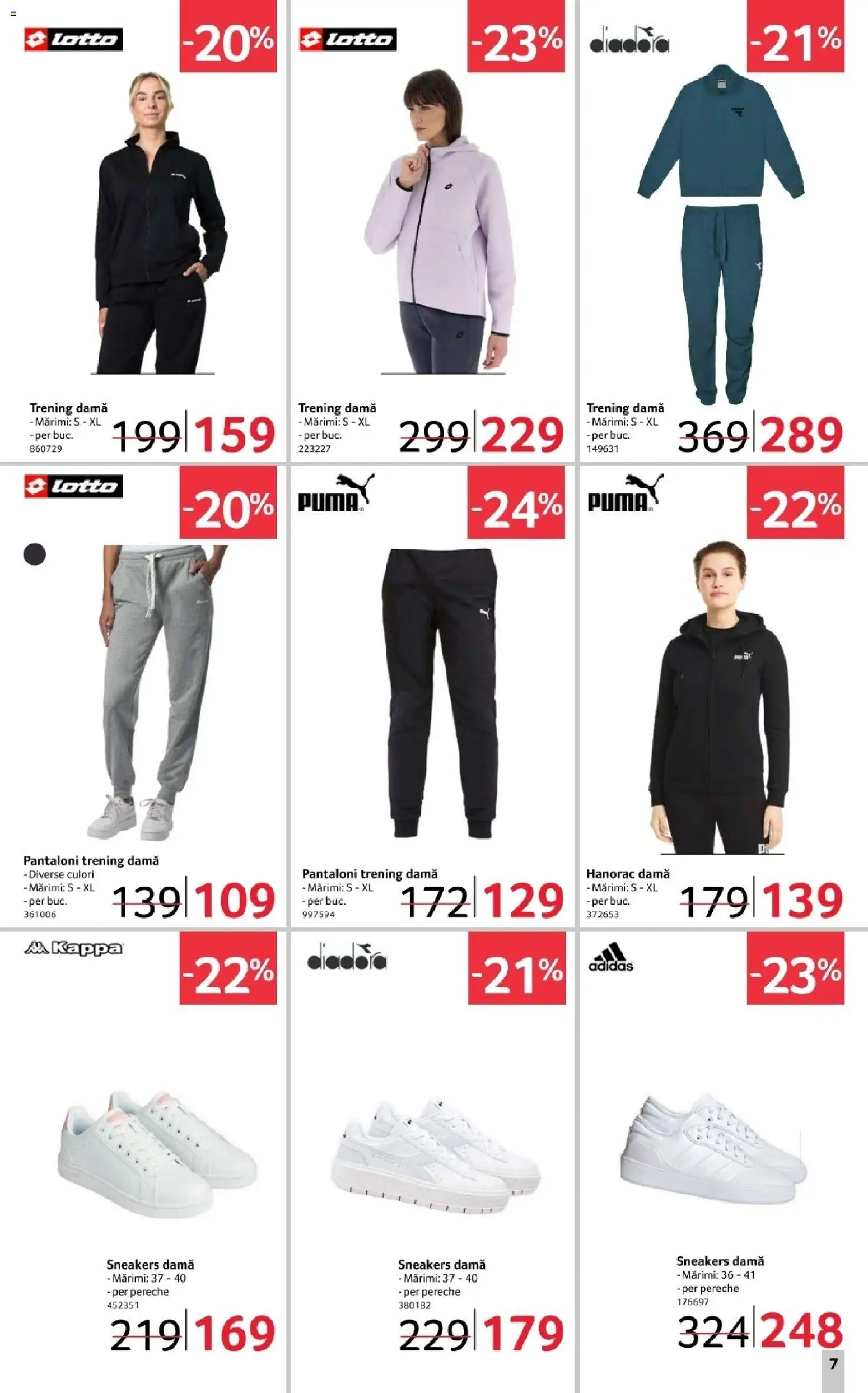 Noul catalog Selgros – valabil de la 02.01.2026 | Pagină: 7 | Produse: Trening, Pantaloni, Keşe
