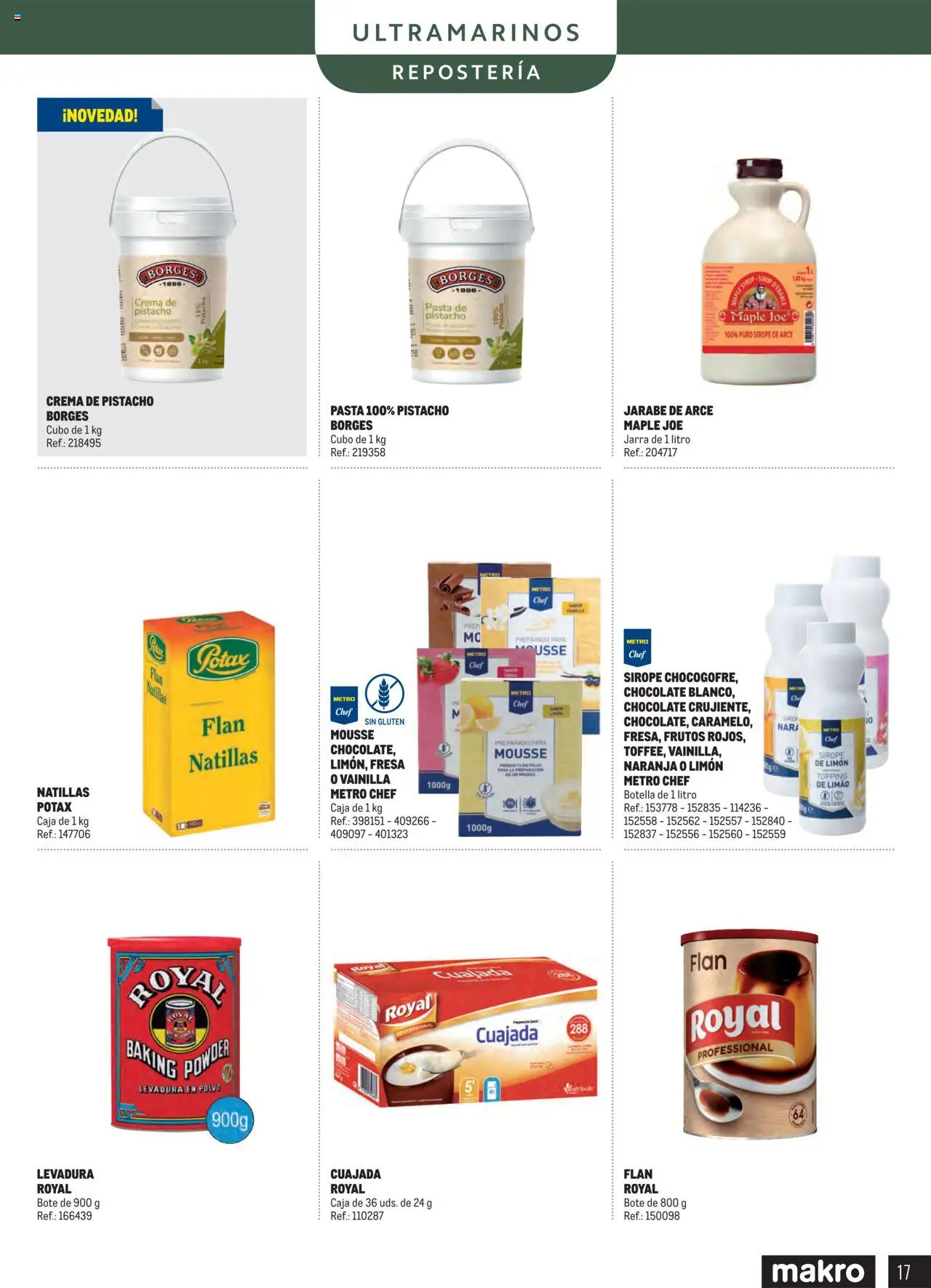 Makro - Despensa Península │ válido desde el 04.03.2025 | Página: 17 | Productos: Polvo, Chocolate, Crema, Caja
