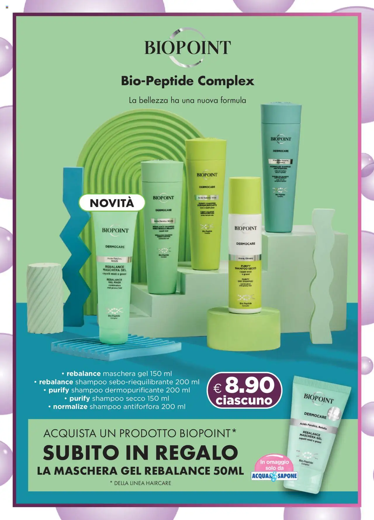 Volantino Acqua e Sapone del 12.10.2025 | Pagina: 14 | Prodotti: Shampoo, Maschera, Sapone, Gel capelli