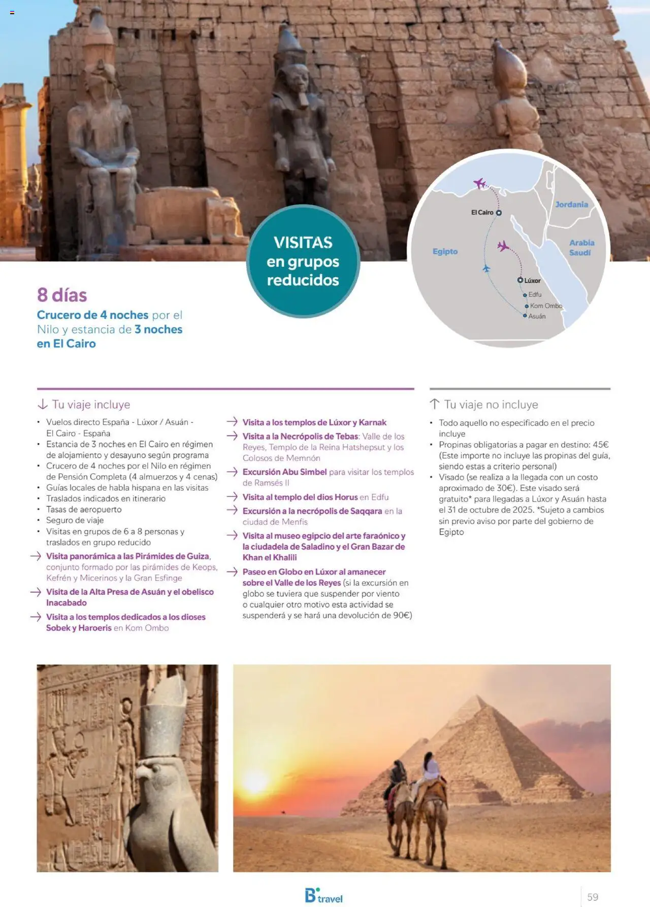B the travel brand Egipto │ válido desde el 01.07.2025 | Página: 59