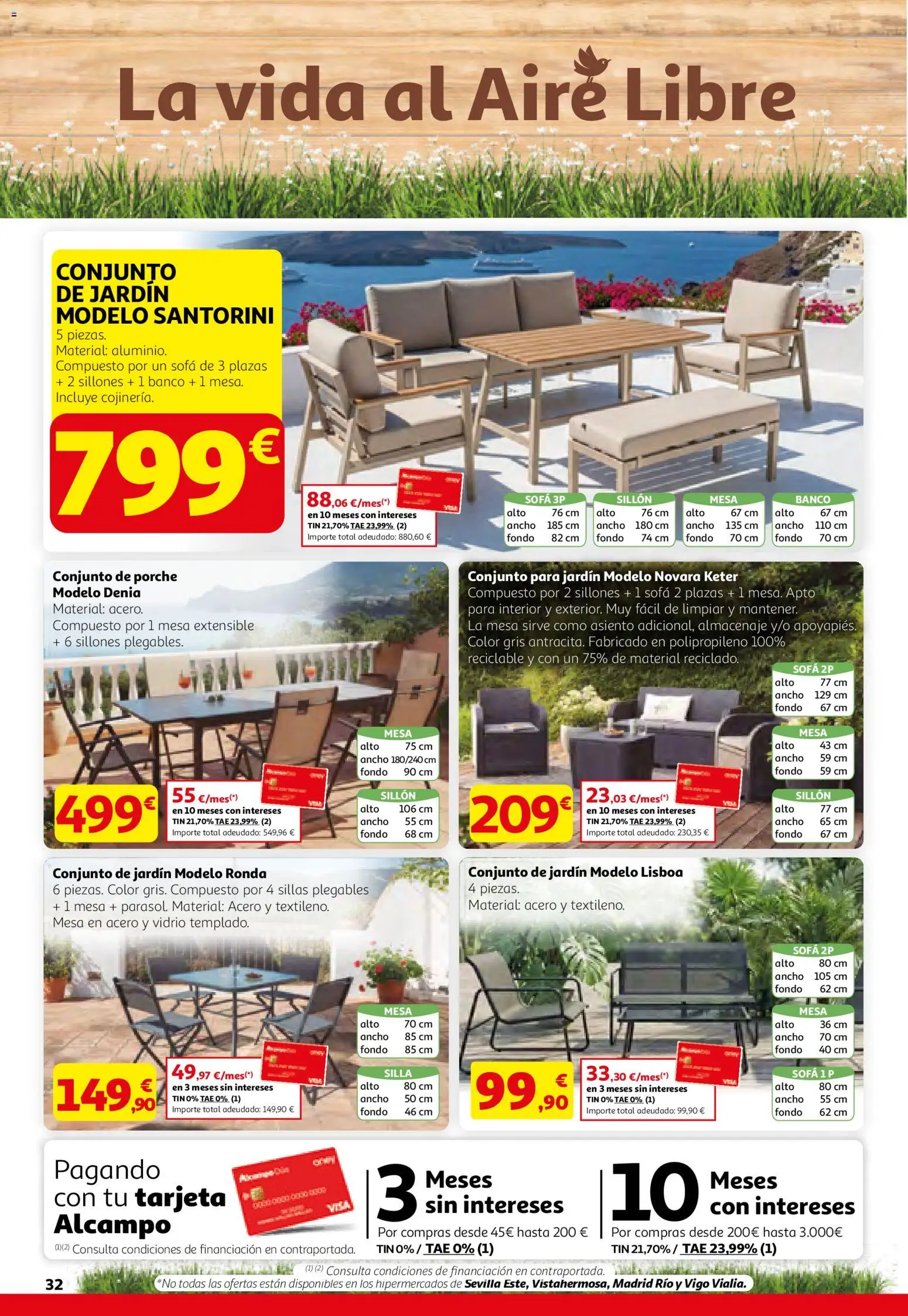 Alcampo HGU Nacional │ válido desde el 12.03.2026 | Página: 32 | Productos: Mesa extensible, Almacenaje, Mesa, Silla