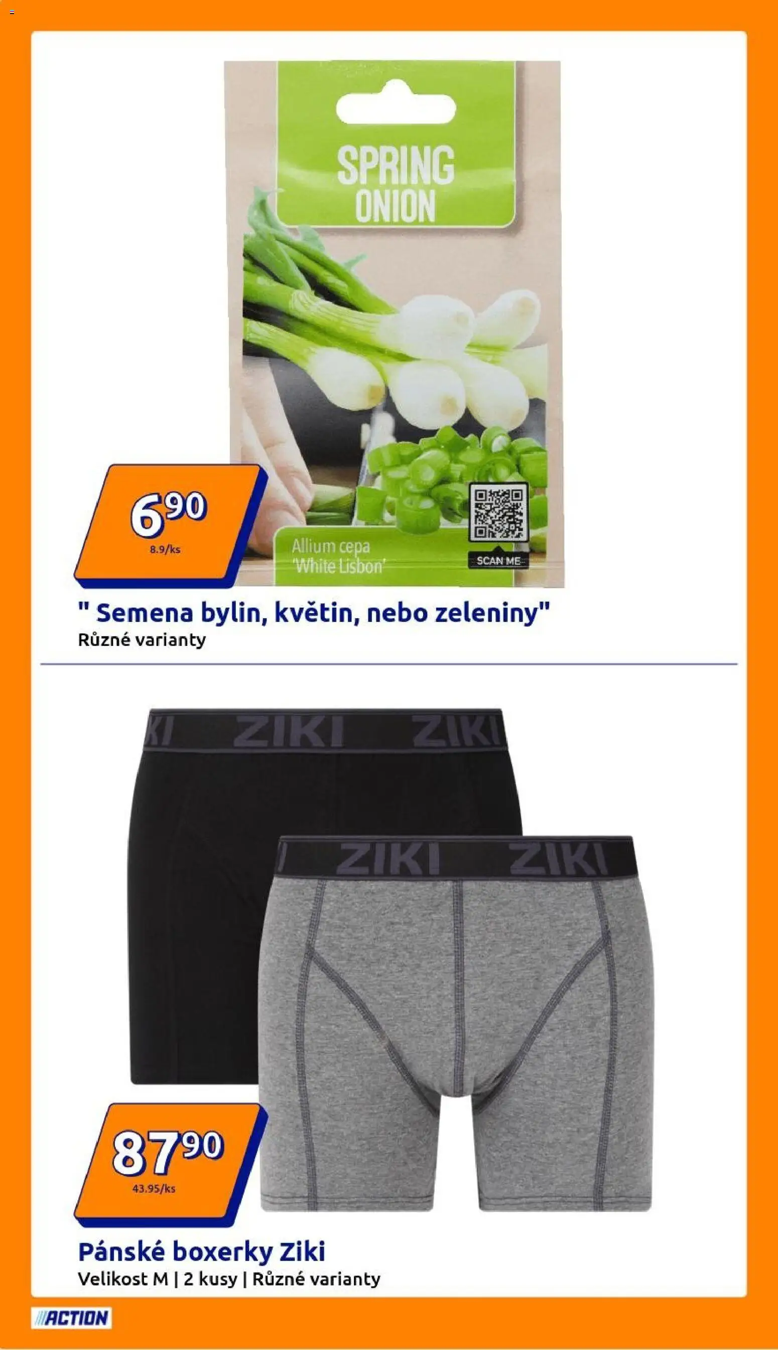 Action leták od 18.02.2026 | Strana: 6 | Produkty: Boxerky, Semena