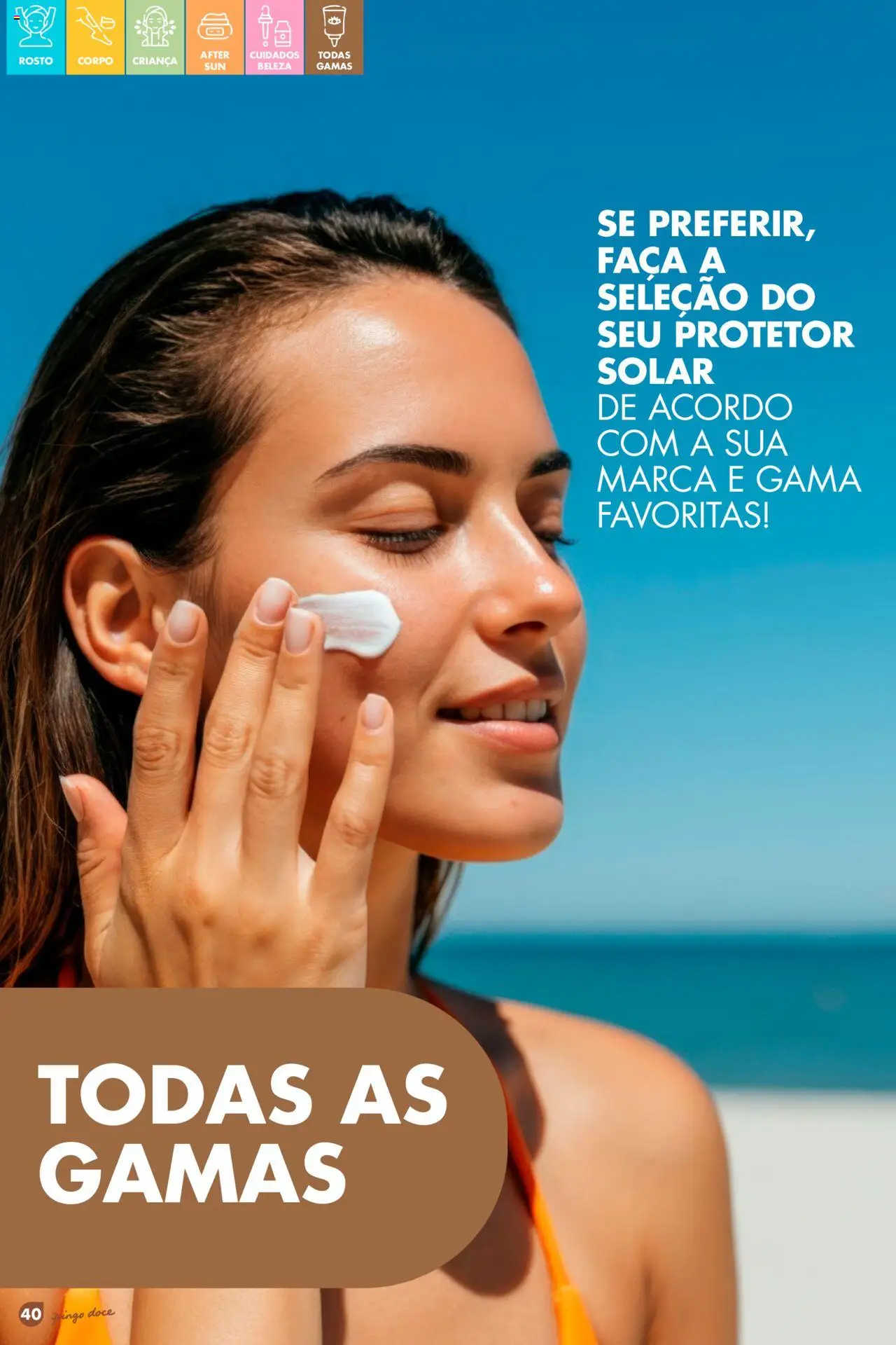 Pingo Doce - Folheto Solares │ válido de 01.04.2025 | Página: 40 | Produtos: Faca, Protetor solar