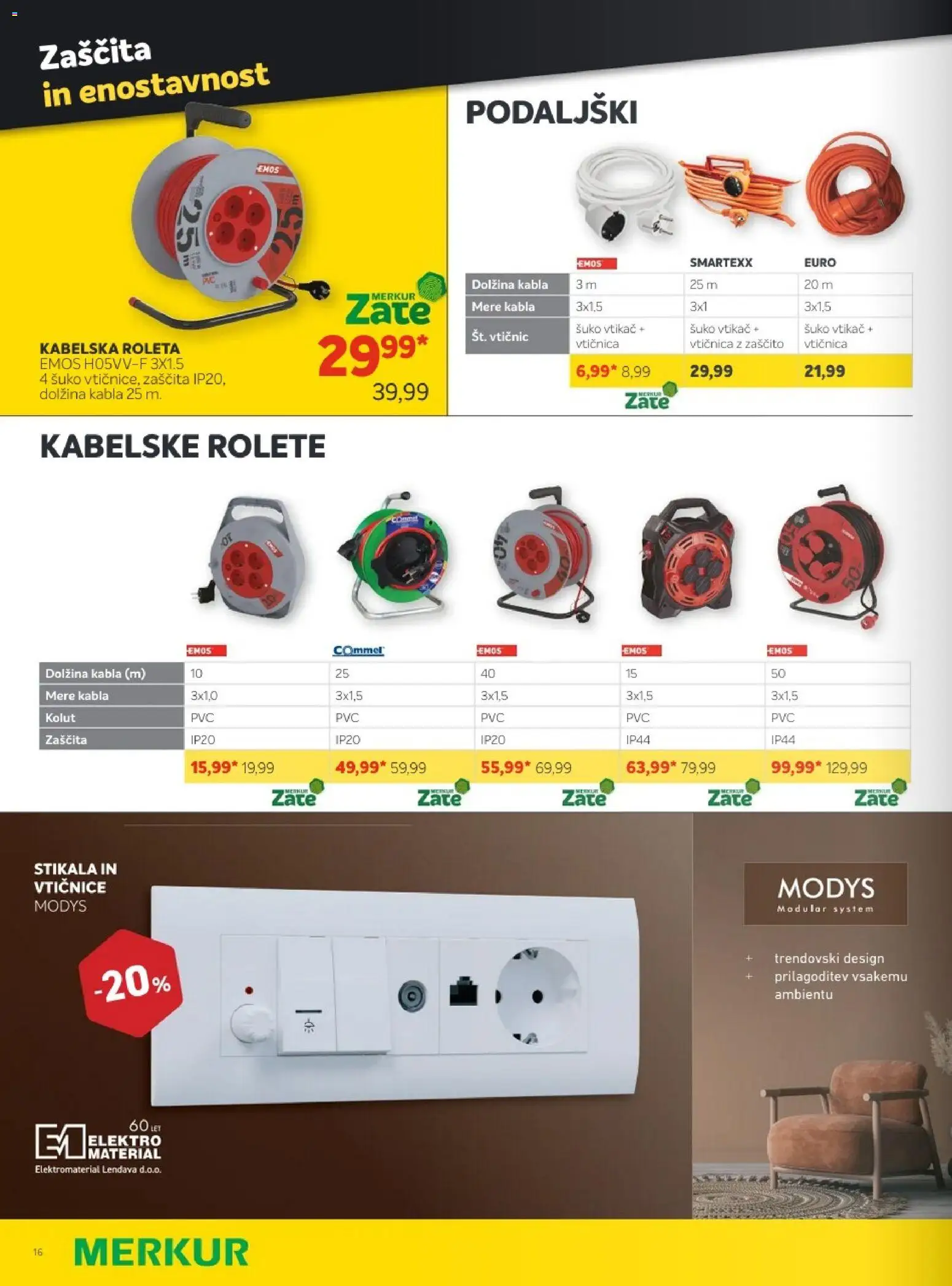 Novi Merkur katalog ponudbe – veljaven od 03.12.2025 | Stran: 44 | Izdelki: Vticnica