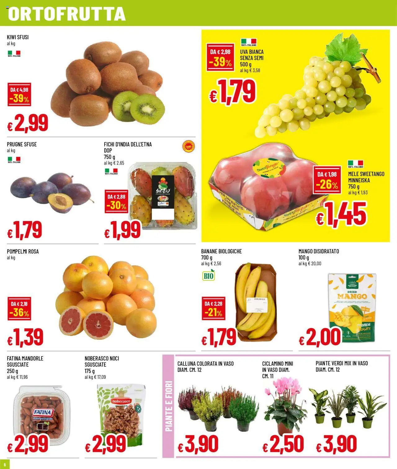 Volantino Galassia del 18.09.2025 | Pagina: 6 | Prodotti: Kiwi, Mango, Noci, Uva