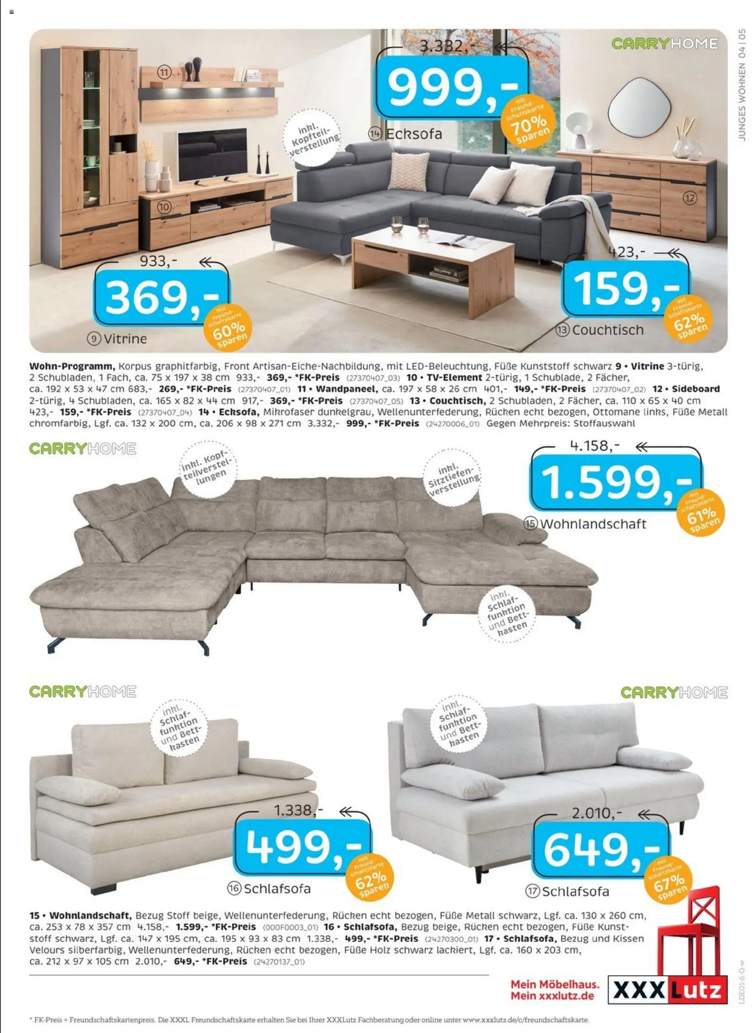 XXXL Lutz Restaurantgutscheine – gültig ab 18.01.2026 | Seite: 9