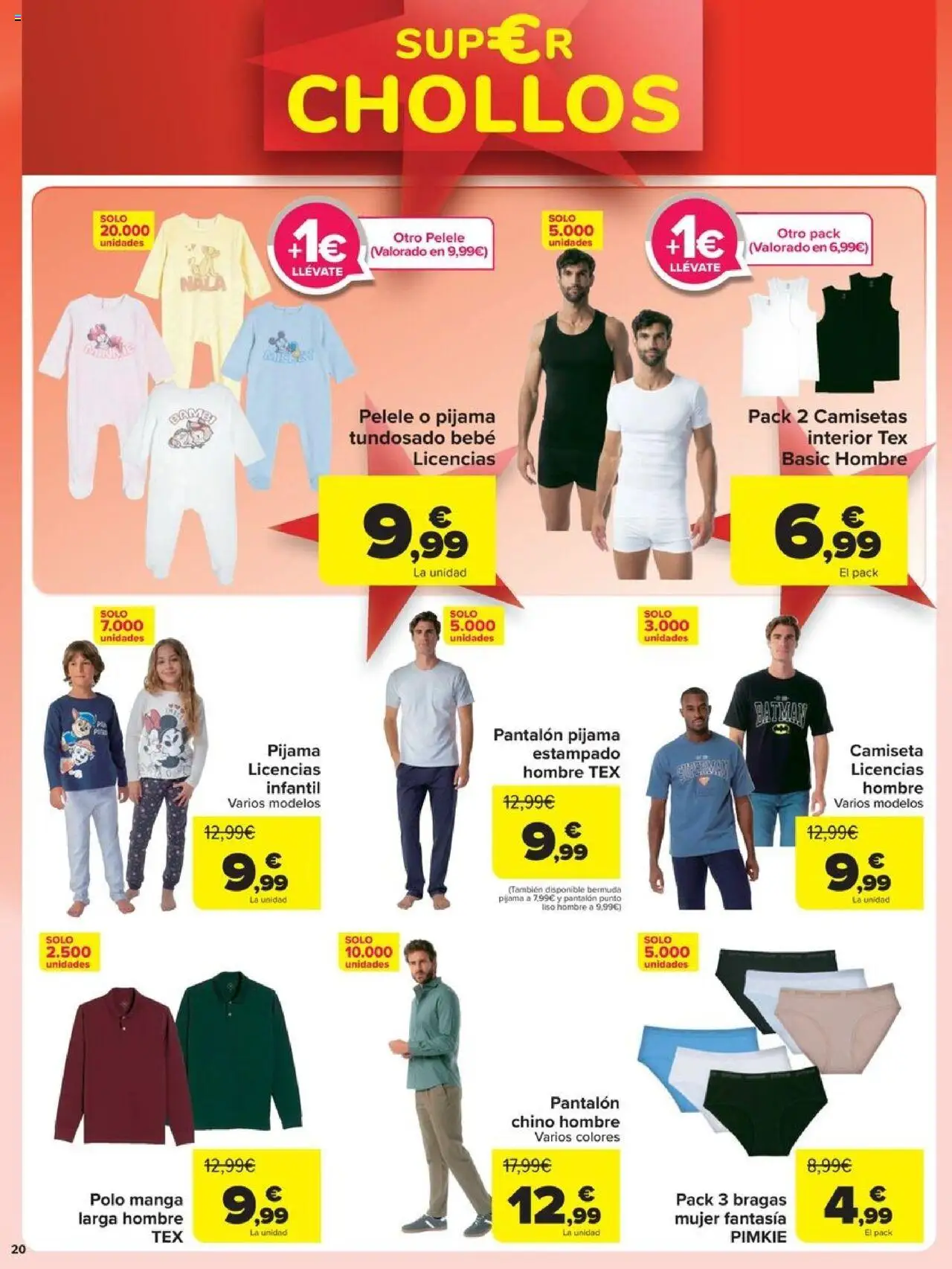 Carrefour - Chollos │ válido desde el 19.09.2025 | Página: 20 | Productos: Bragas, Pijama