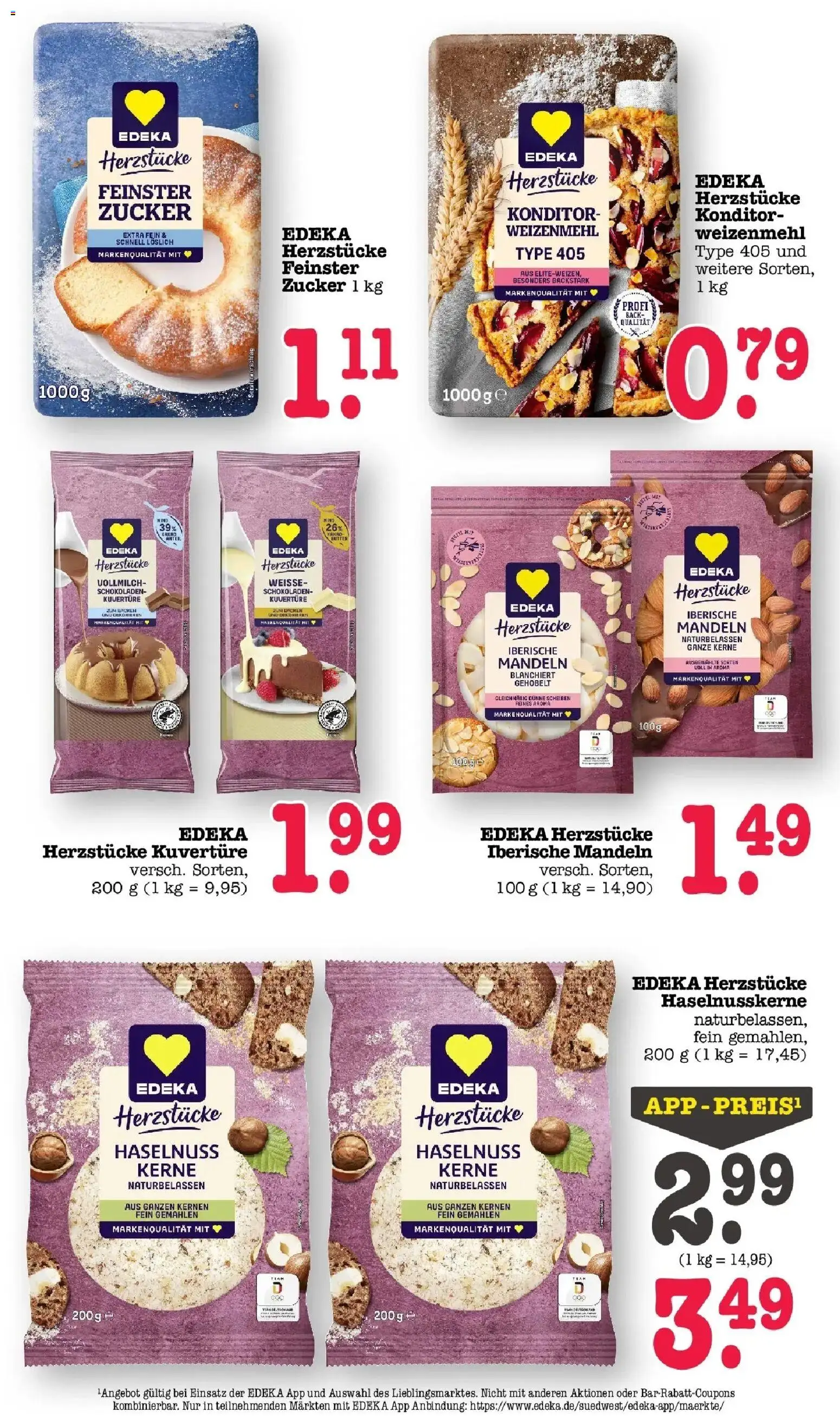 Angebote – gültig ab 16.03.2026 | Seite: 39 | Produkte: Weizenmehl, Mandeln, Zucker