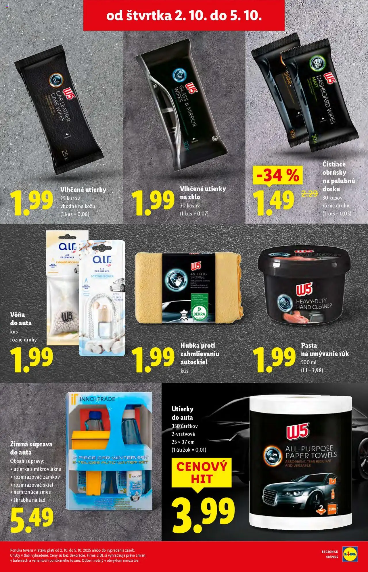 Nové Lidl akcie – leták je platný od 29.09.2025 | Strana: 89 | Produkty: Hubka