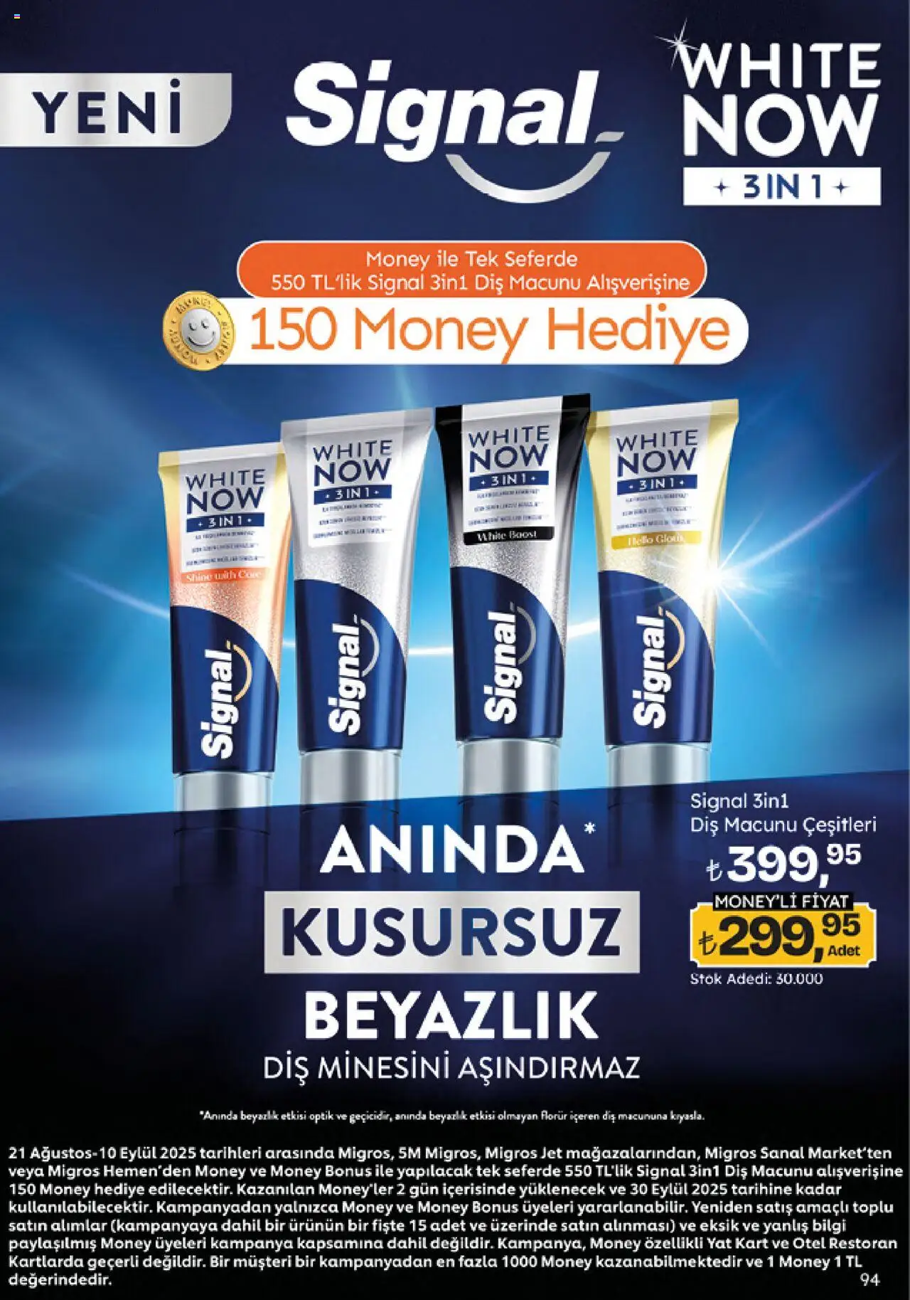 Migros Katalog - 5M Migroskop Dijital - 21.08.2025 tarihinden itibaren geçerlidir | Sayfa: 157 | Ürünler: Diş macunu