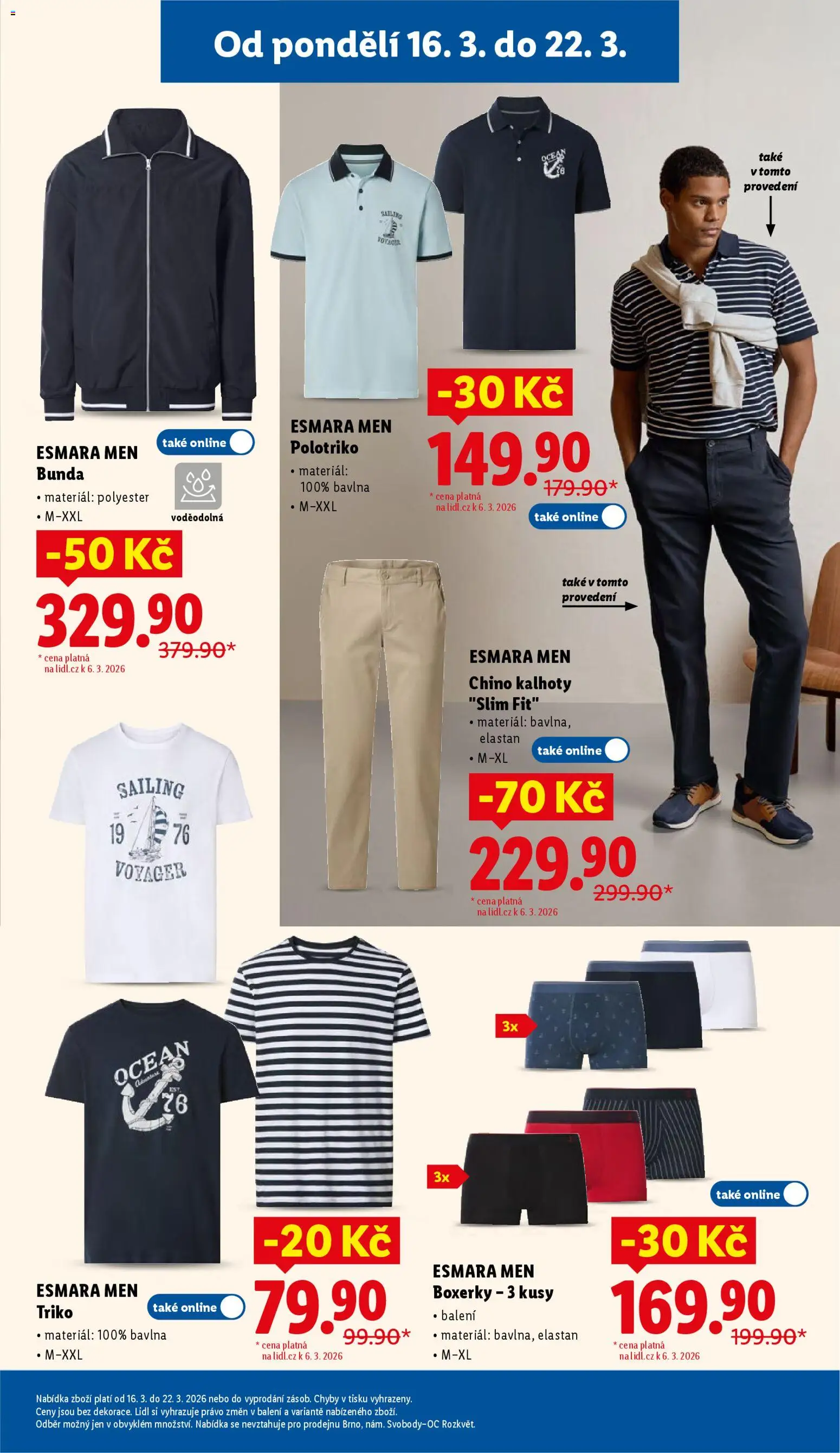 Lidl leták od 16.03.2026 | Strana: 37 | Produkty: Bunda, Kalhoty, Boxerky