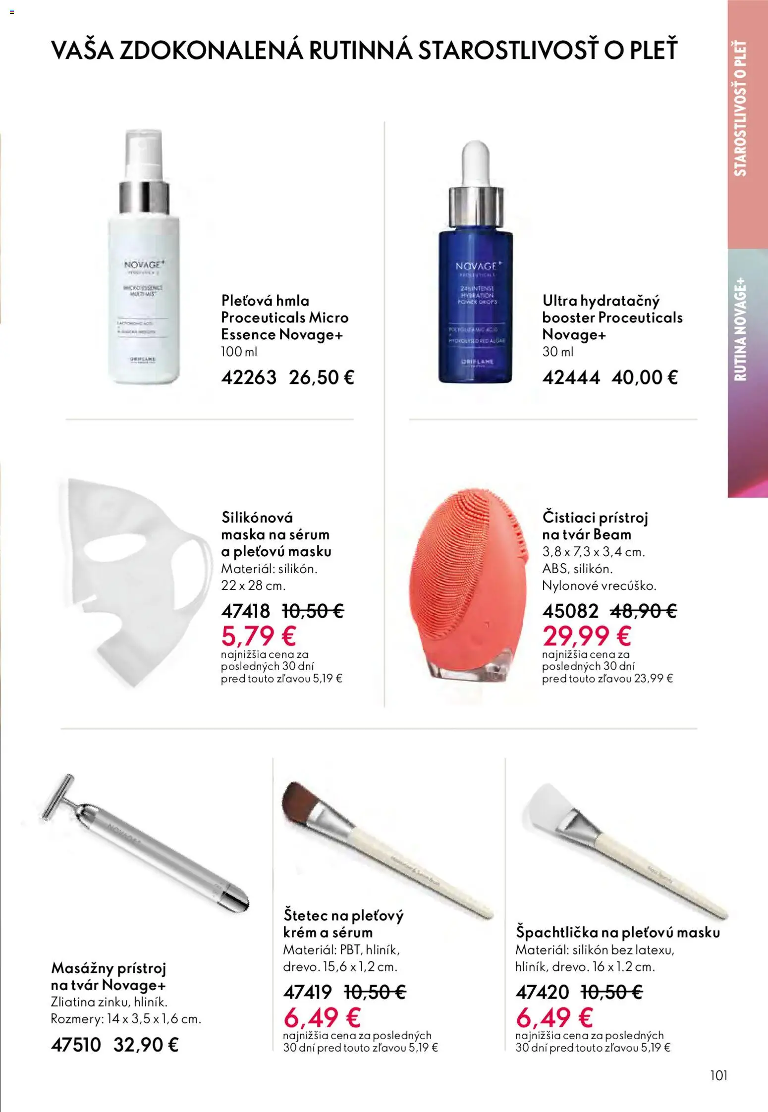 Nové Oriflame akcie – leták je platný od 03.12.2025 | Strana: 101 | Produkty: Masážny prístroj, Štetec, Maska