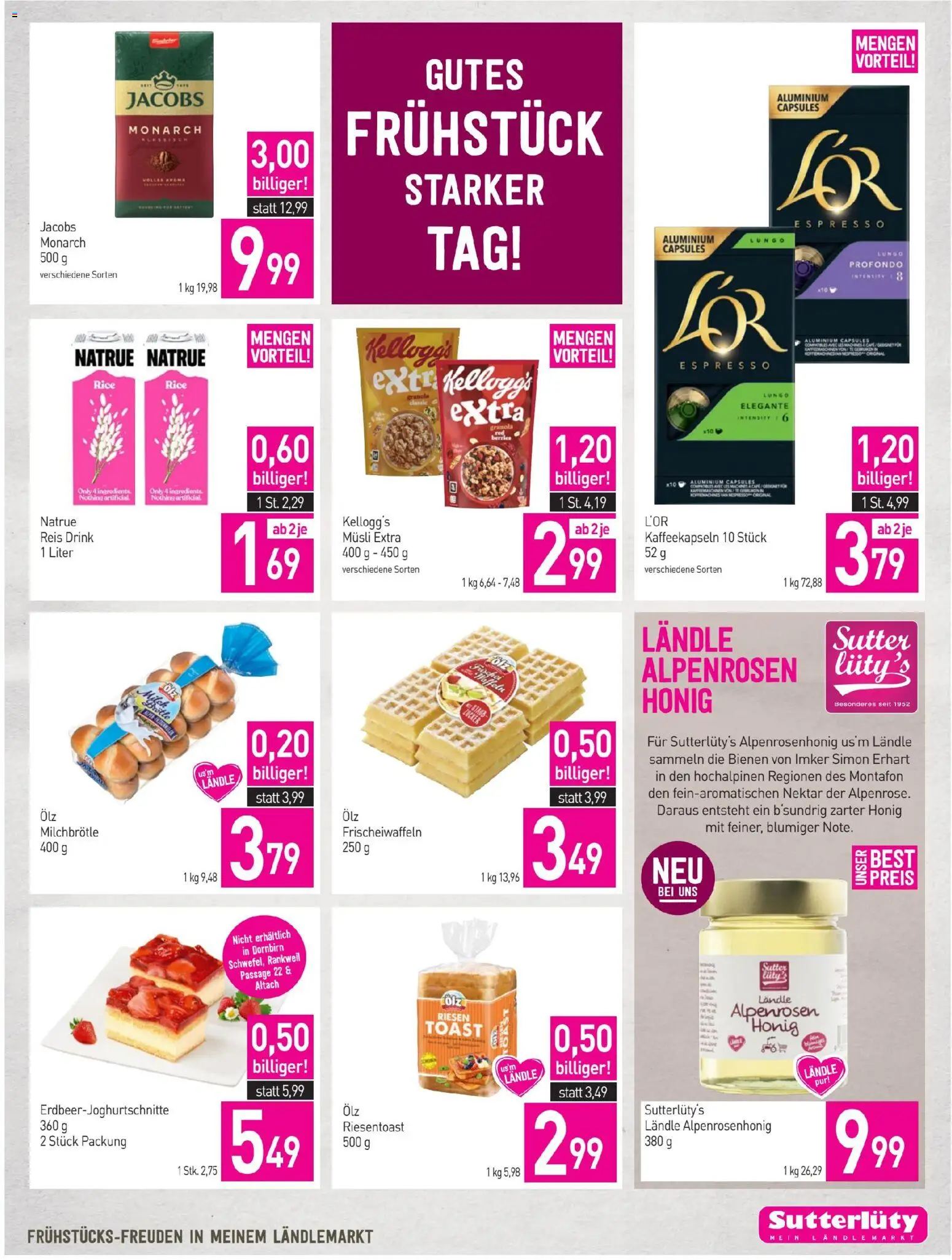 Sutterlüty Flugblatt gültig ab 23.04.2026 | Seite: 7 | Produkte: Milch, Reis
