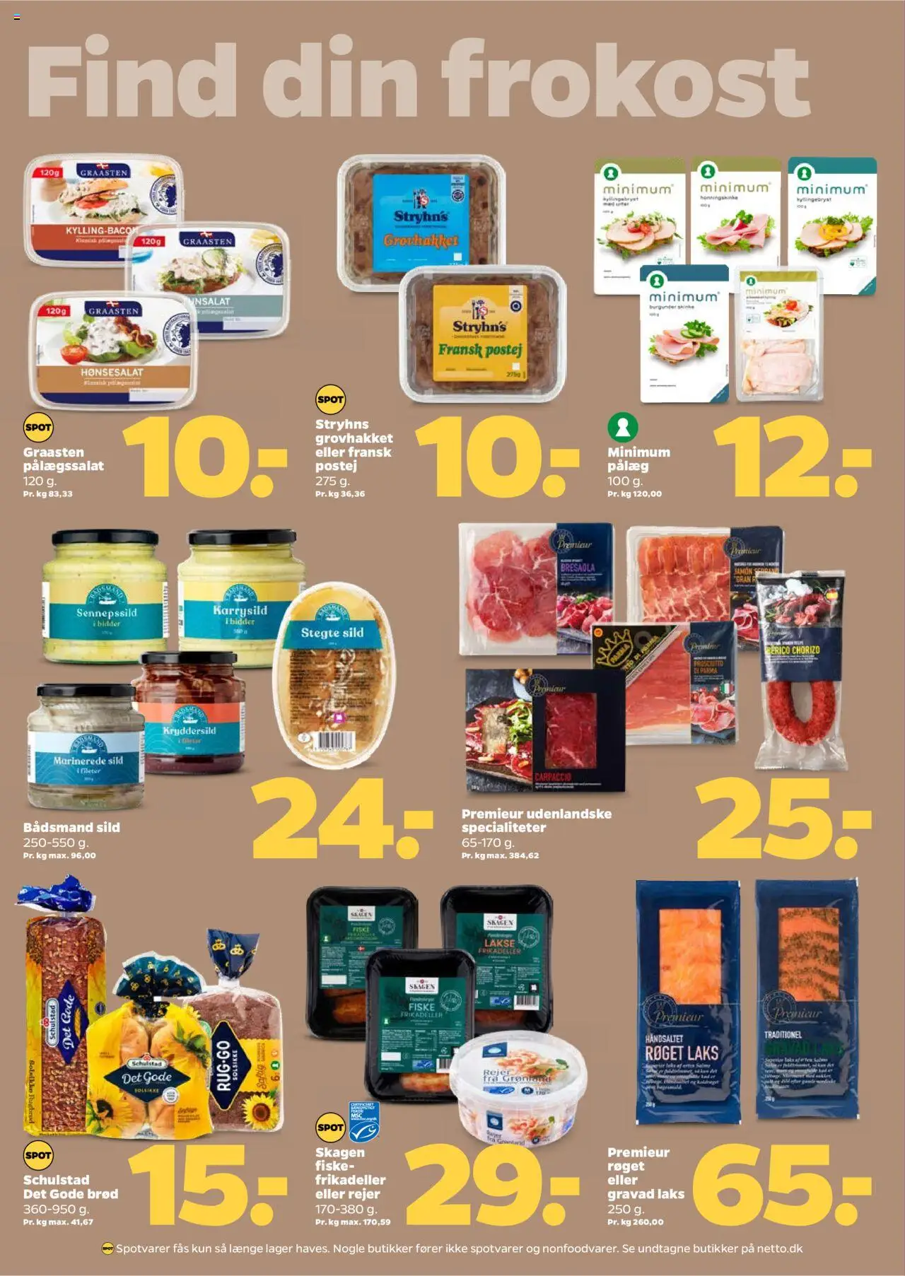 Netto tilbudsavis – gyldig fra 04.10.2025 | Side: 20 | Produkter: Skinke, Pålæg, Rugbrød, Rejer
