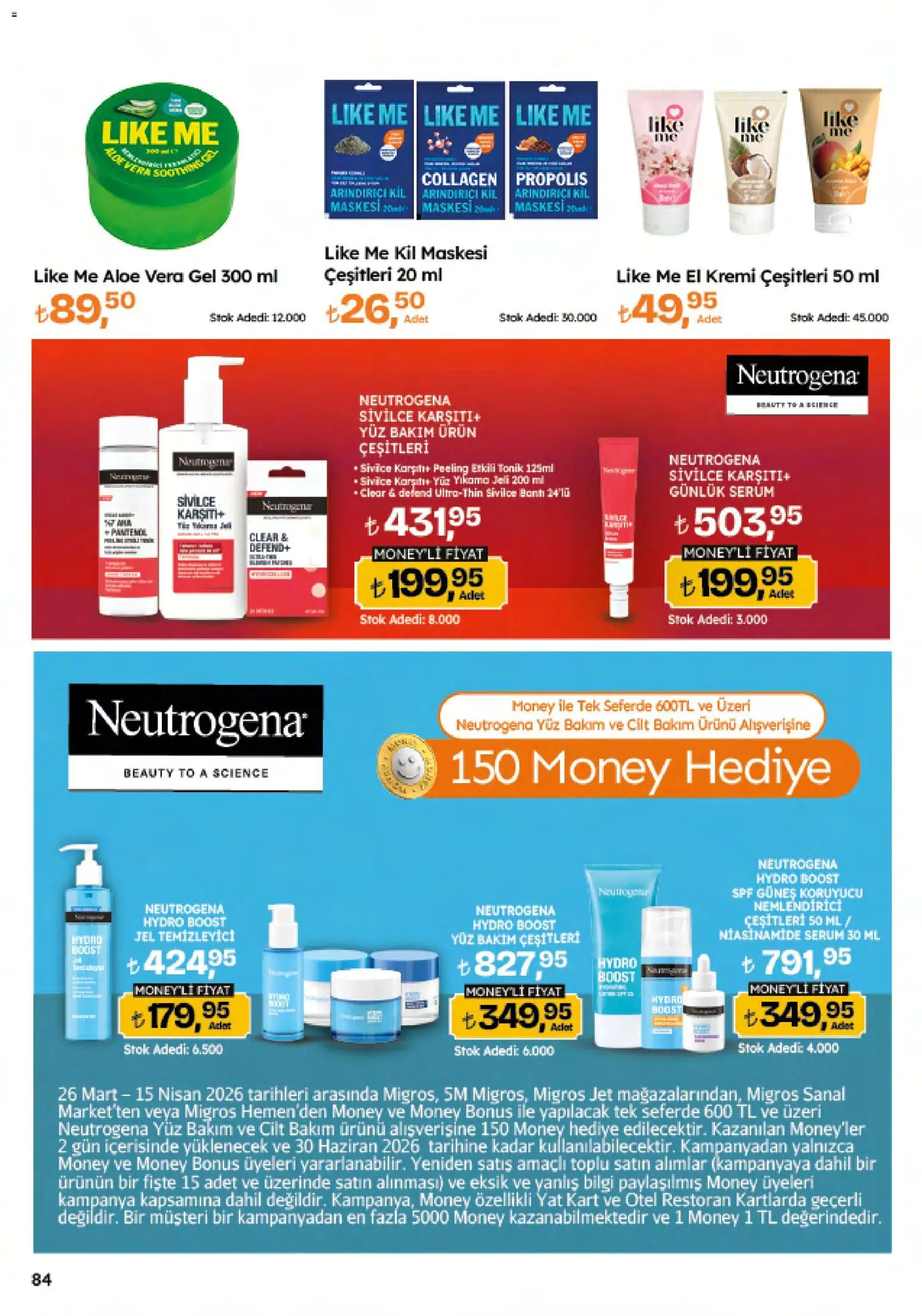 Migros Katalog - 5M Migroskop Dijital - 26.03.2026 tarihinden itibaren geçerlidir | Sayfa: 84 | Ürünler: Peeling, El kremi