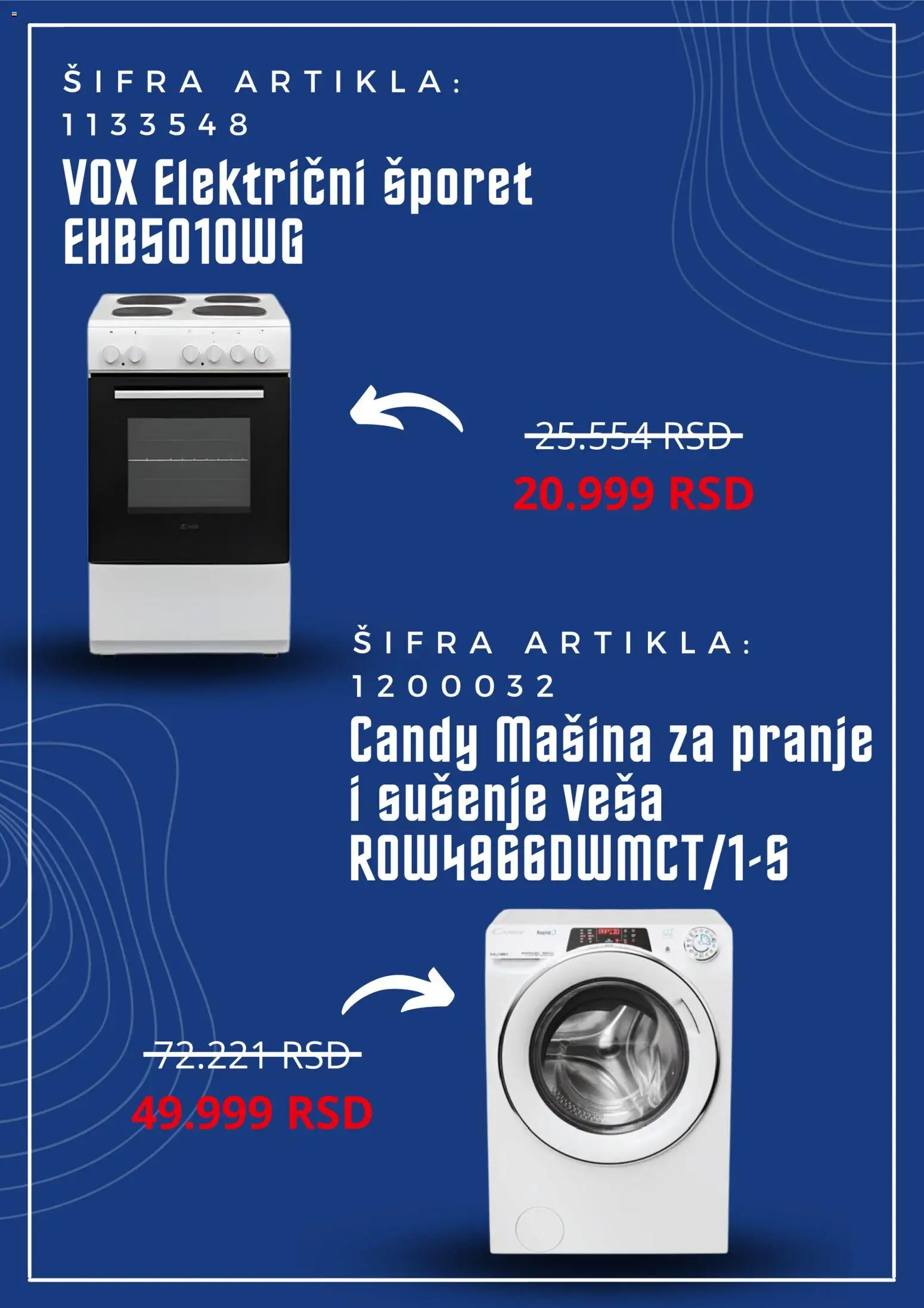 Tehnomanija katalog - važi od 20.11.2025 | Strana: 3 | Proizvode: Candy, Šporet