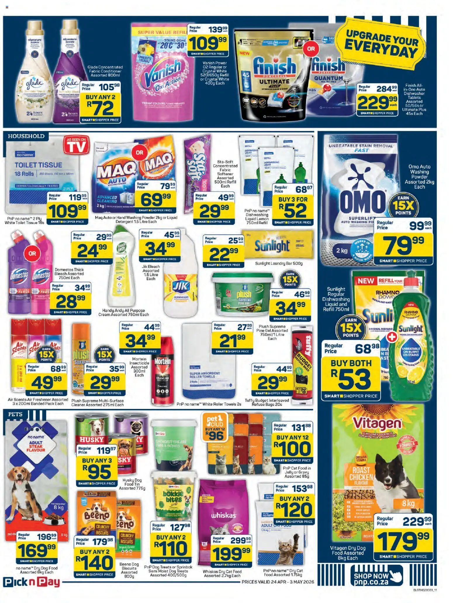 New Pick n Pay catalogue – valid from 24.04.2026 | Page: 11 | Products: Coat, Steak, Conditioner, Lemon
