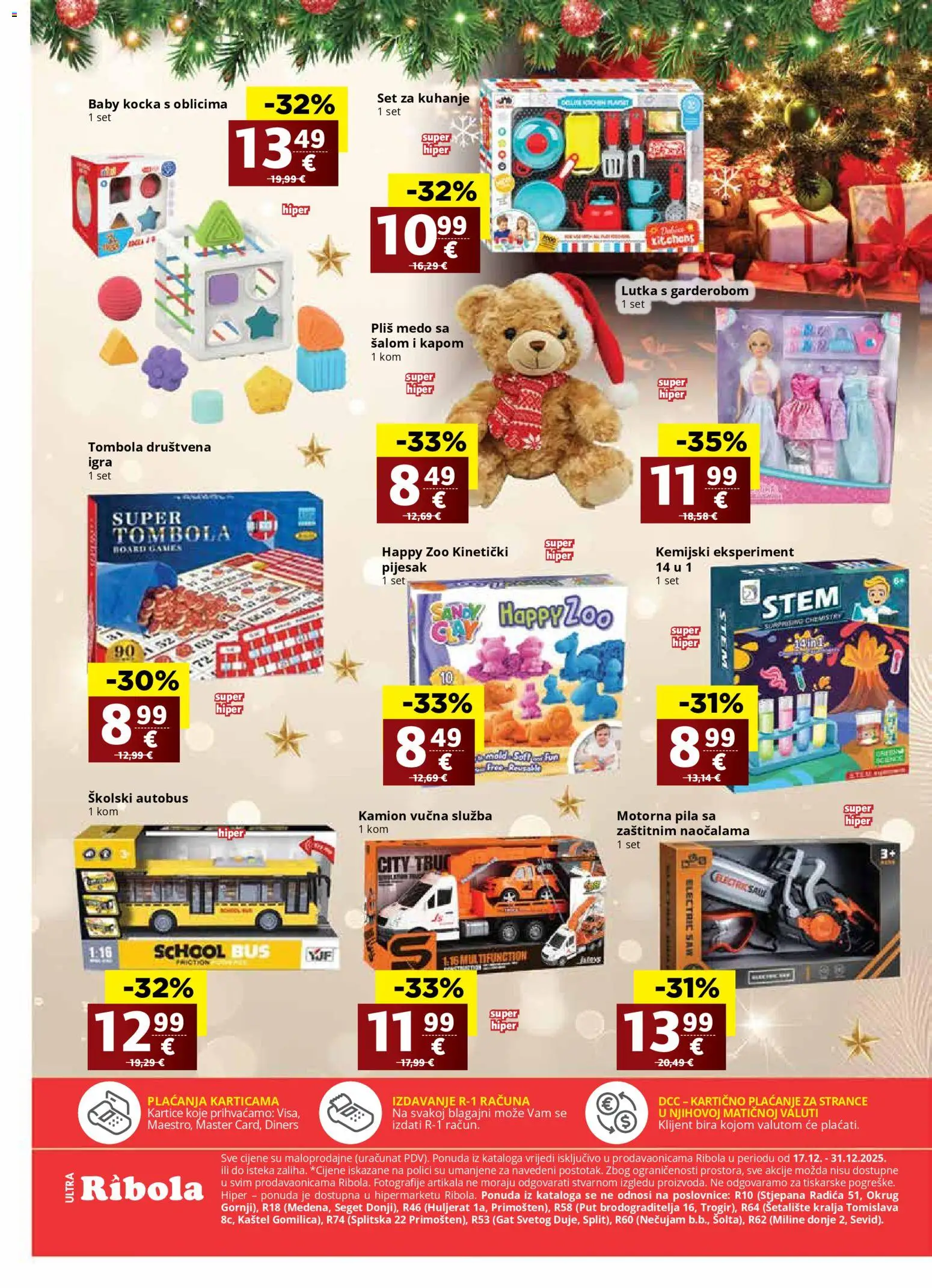 Ribola katalog | vrijedi od 17.12.2025 | Stranica: 24 | Proizvodi: Lutka, Pila, Igra