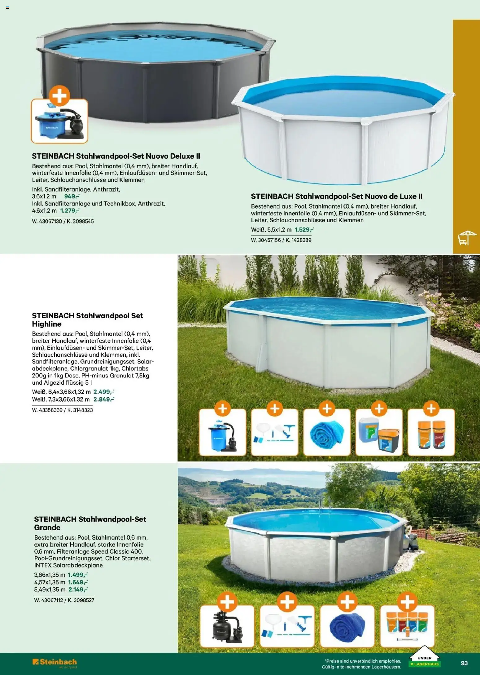 Lagerhaus Garten & Freizeit Katalog 2026 - Schweiggers, Bad Aussee  gültig ab 01.03.2026 | Seite: 93