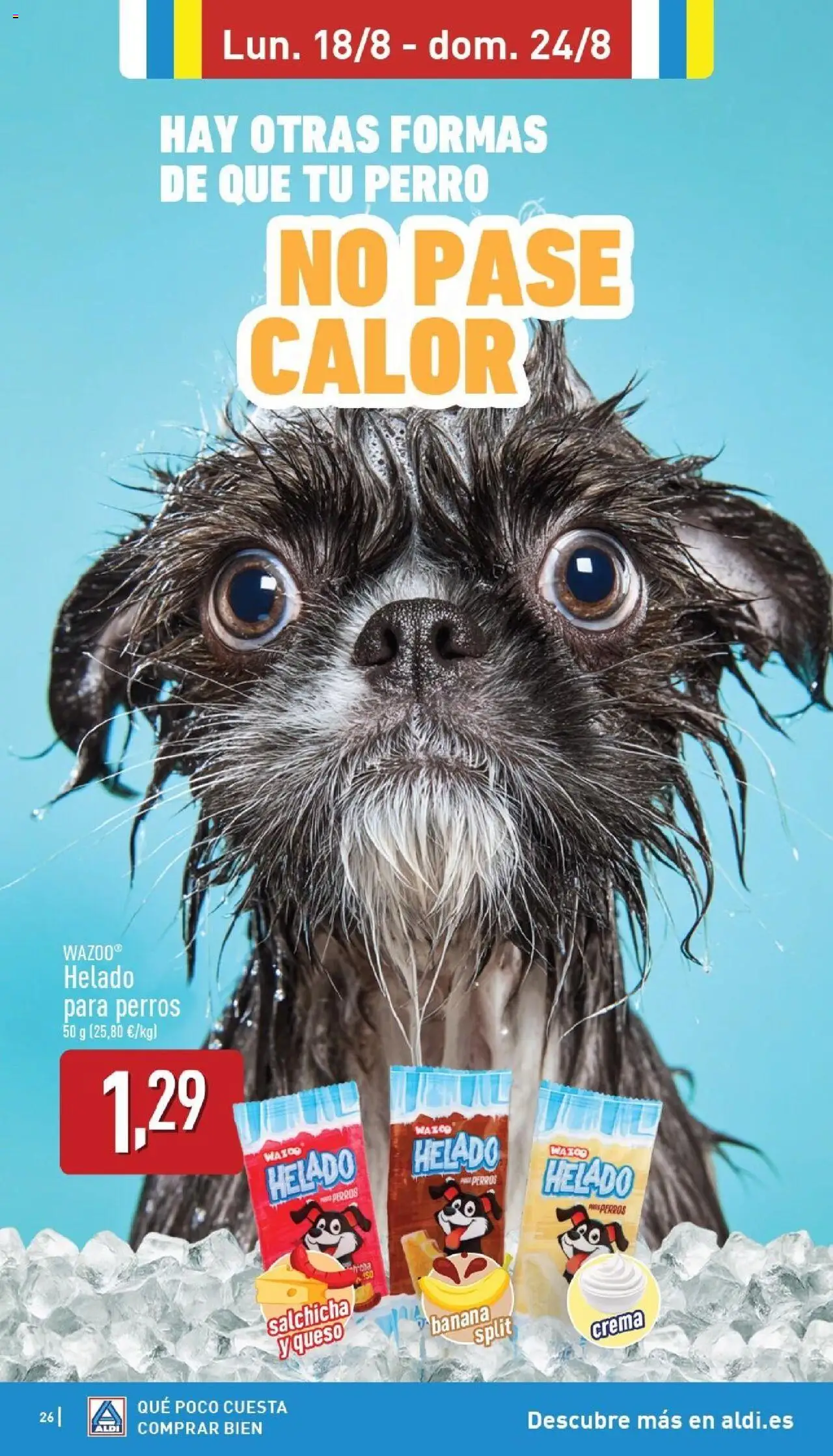 Aldi folleto Canarias │ válido desde el 18.08.2025 | Página: 26 | Productos: Queso, Crema, Helado