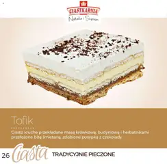 Pogląd oferty "Topaz Gazetka - Ciast" - ważna od 04.06.2025 | Strona: 26 | Produkty: Ciasto