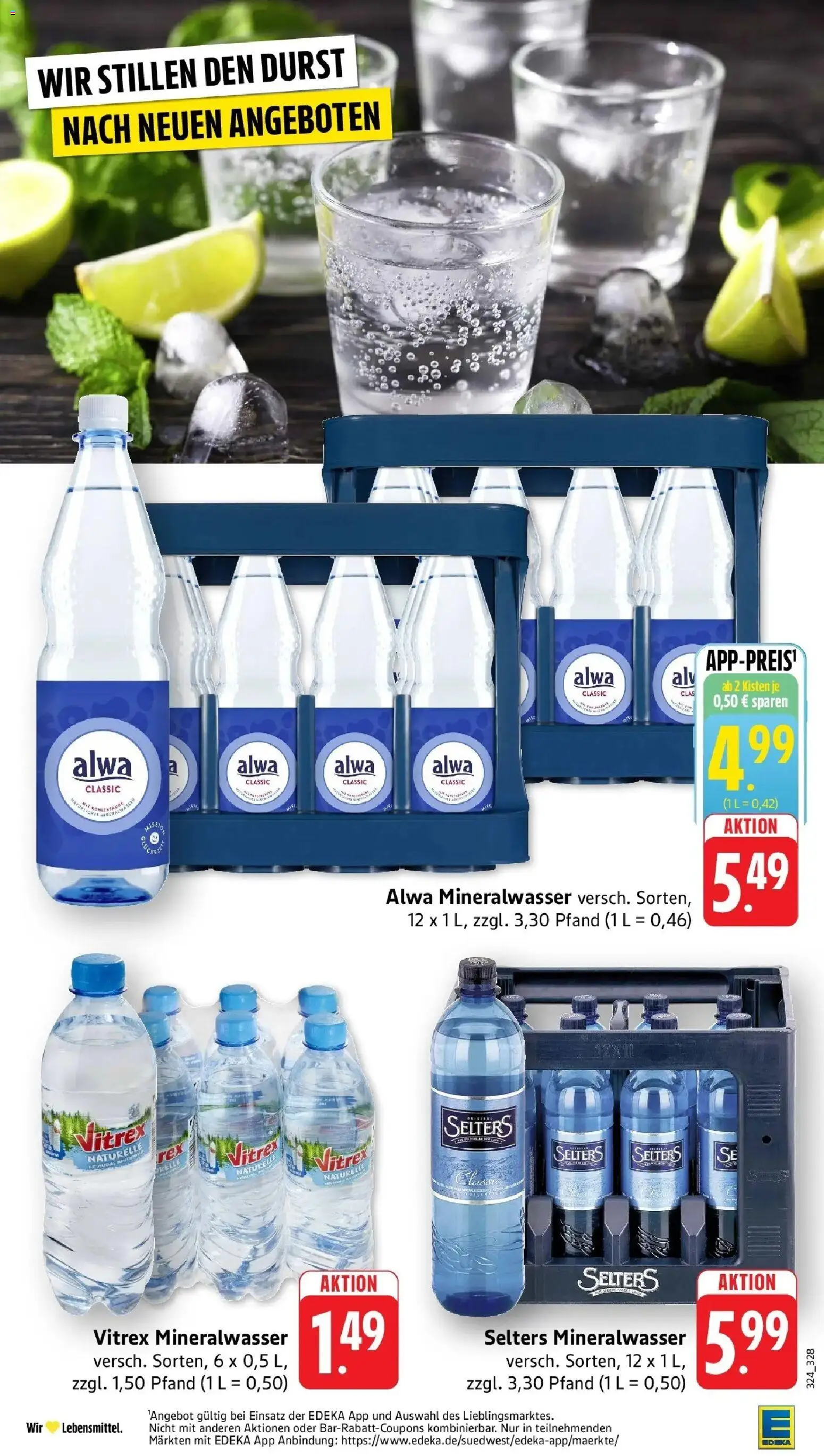 Edeka prospekt Schriesheim	 – gültig ab 05.04.2026 | Seite: 30 | Produkte: Mineralwasser