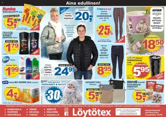 Löytötex-mainoslehti voimassa 21.01.2026 alkaen