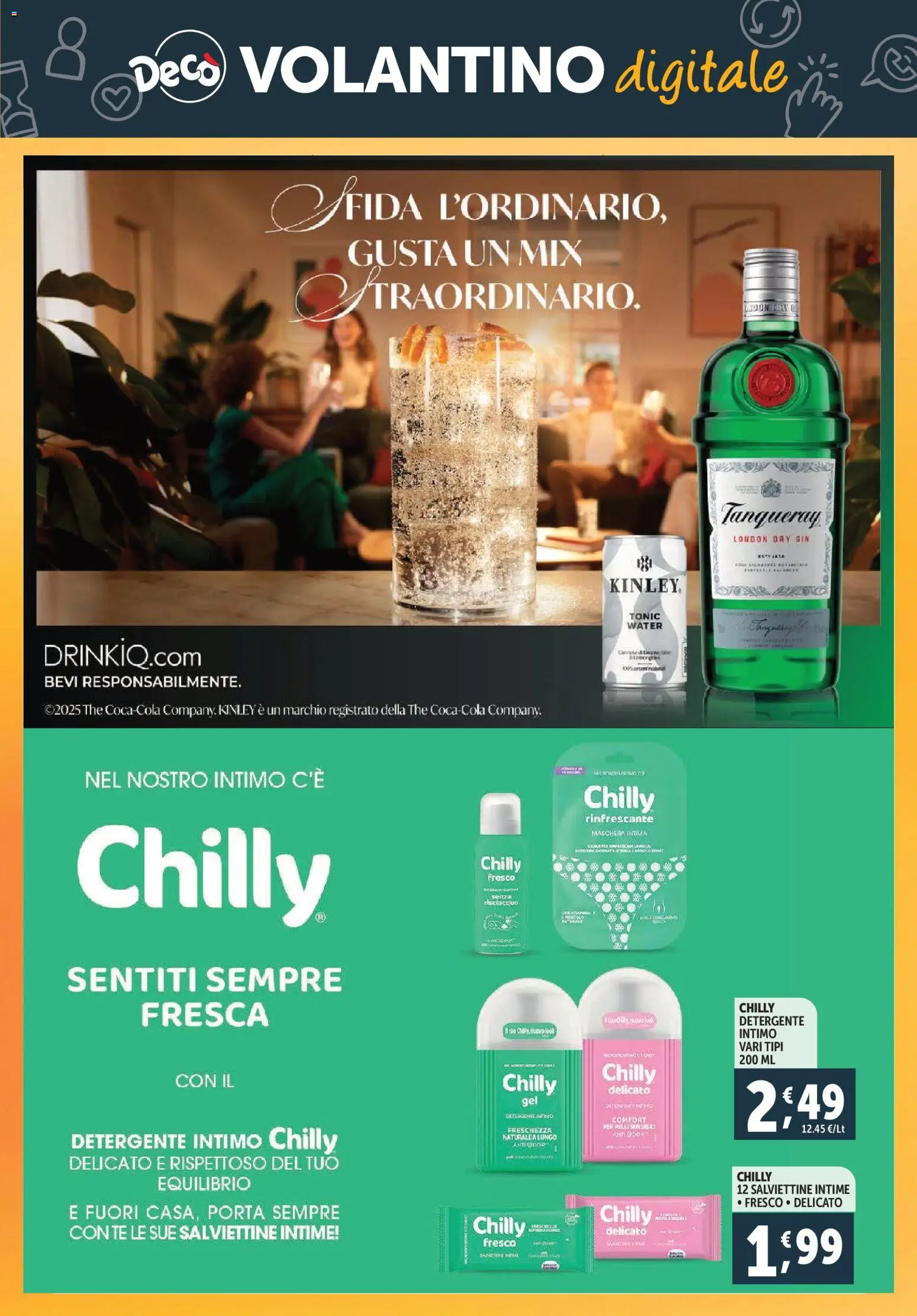 Volantino Decò del 20.11.2025 | Pagina: 32 | Prodotti: Detergente intimo, Detergente, Intimo, The