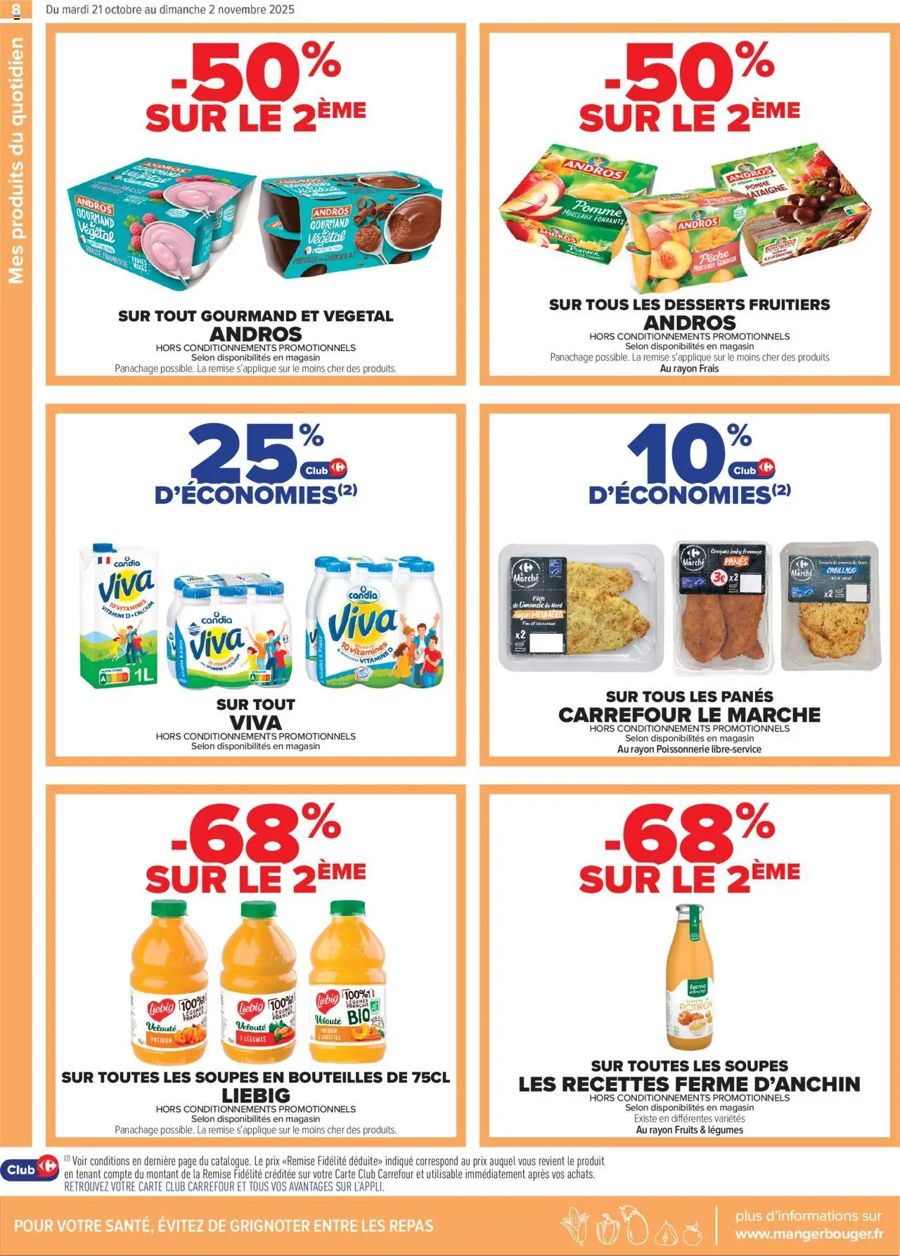 {H1} | Page: 8 | Produits: Carottes, Framboise, Poissonnerie, Mousse