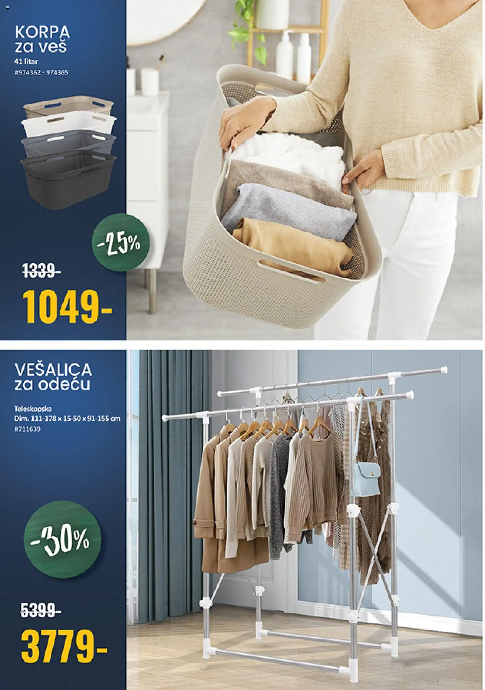 Uradi Sam katalog - važi od 15.01.2026 | Strana: 4 | Proizvode: Korpa, Korpa za veš, Vešalica
