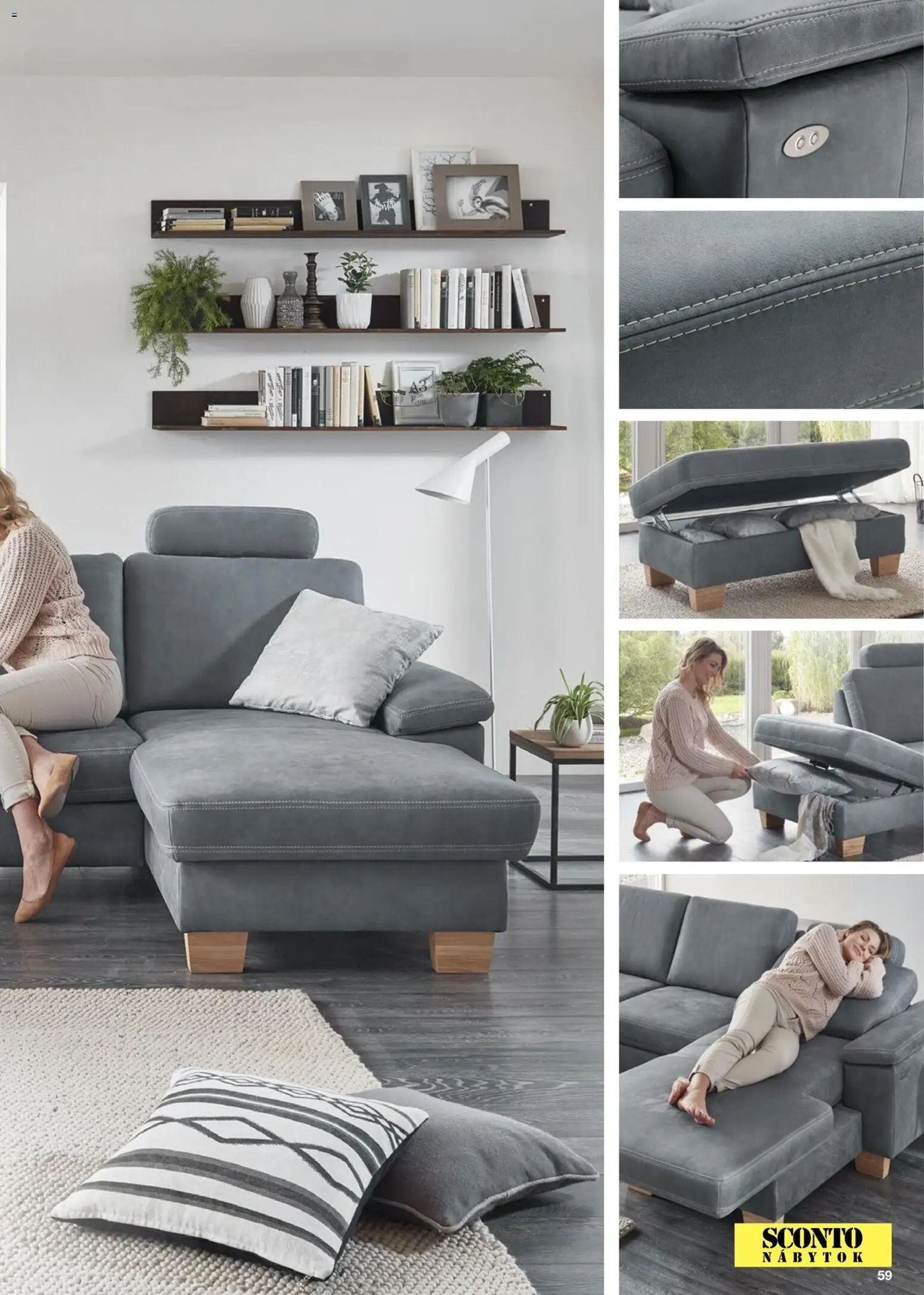 Nové Sconto nábytok akcie – leták je platný od 15.12.2025 | Strana: 59 | Produkty: Nábytok