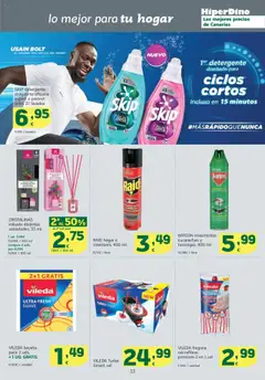 HiperDino folleto │ válido desde el 24.06.2025 | Página: 33 | Productos: Detergente, Insecticida para cucarachas