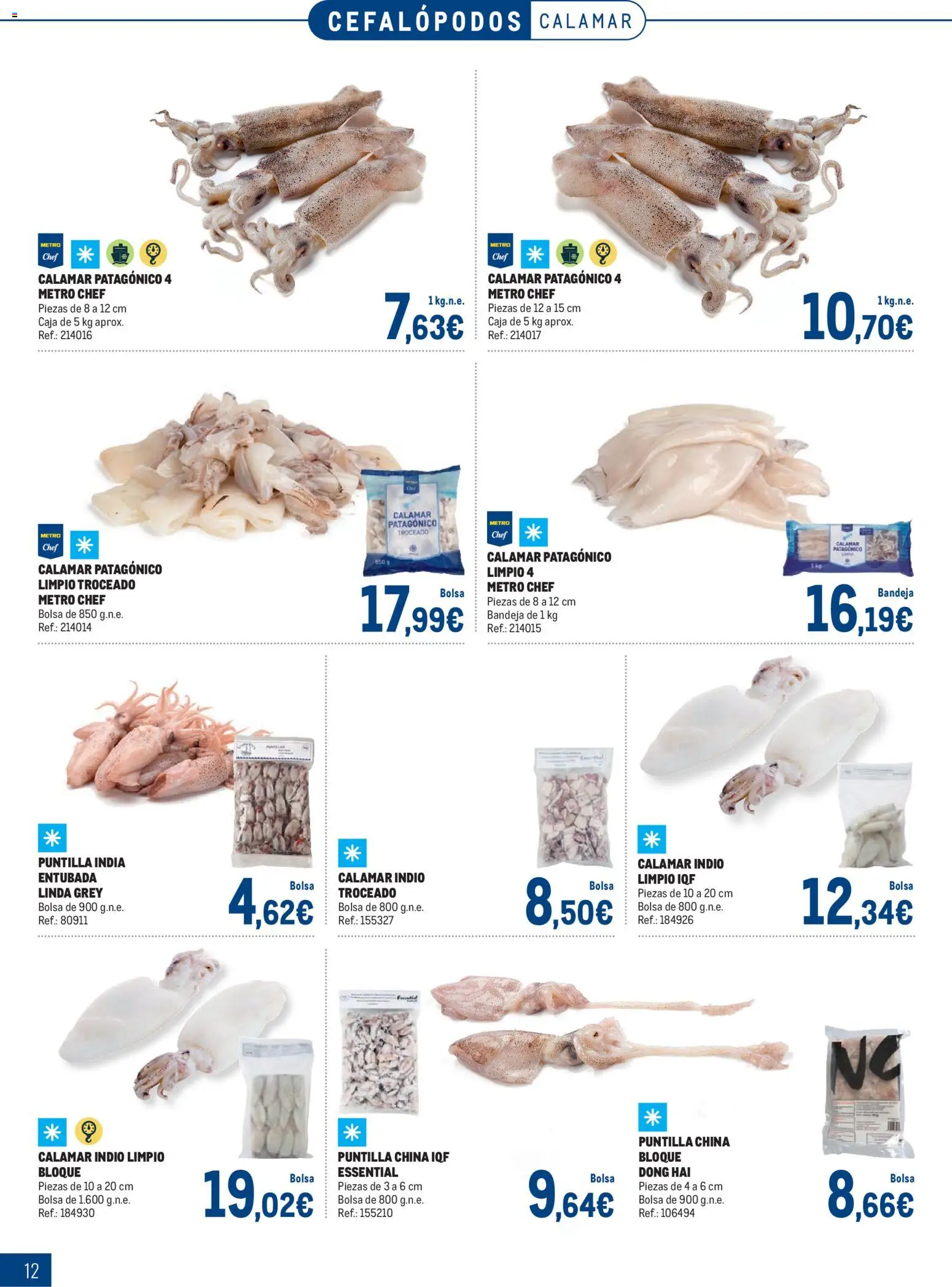 Makro Especial Pescados Norte 3 │ válido desde el 06.04.2026 | Página: 12 | Productos: Bolsa, Bandeja, Caja